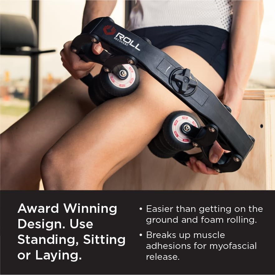 R8 plus (Carbon Black) - Deep Tissue Massage Roller
