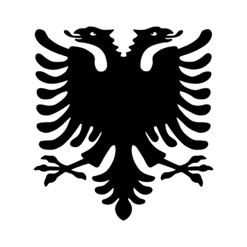 Albanian Eagle Vinyl Decal sticker | Die Cut Vinyl Decal
