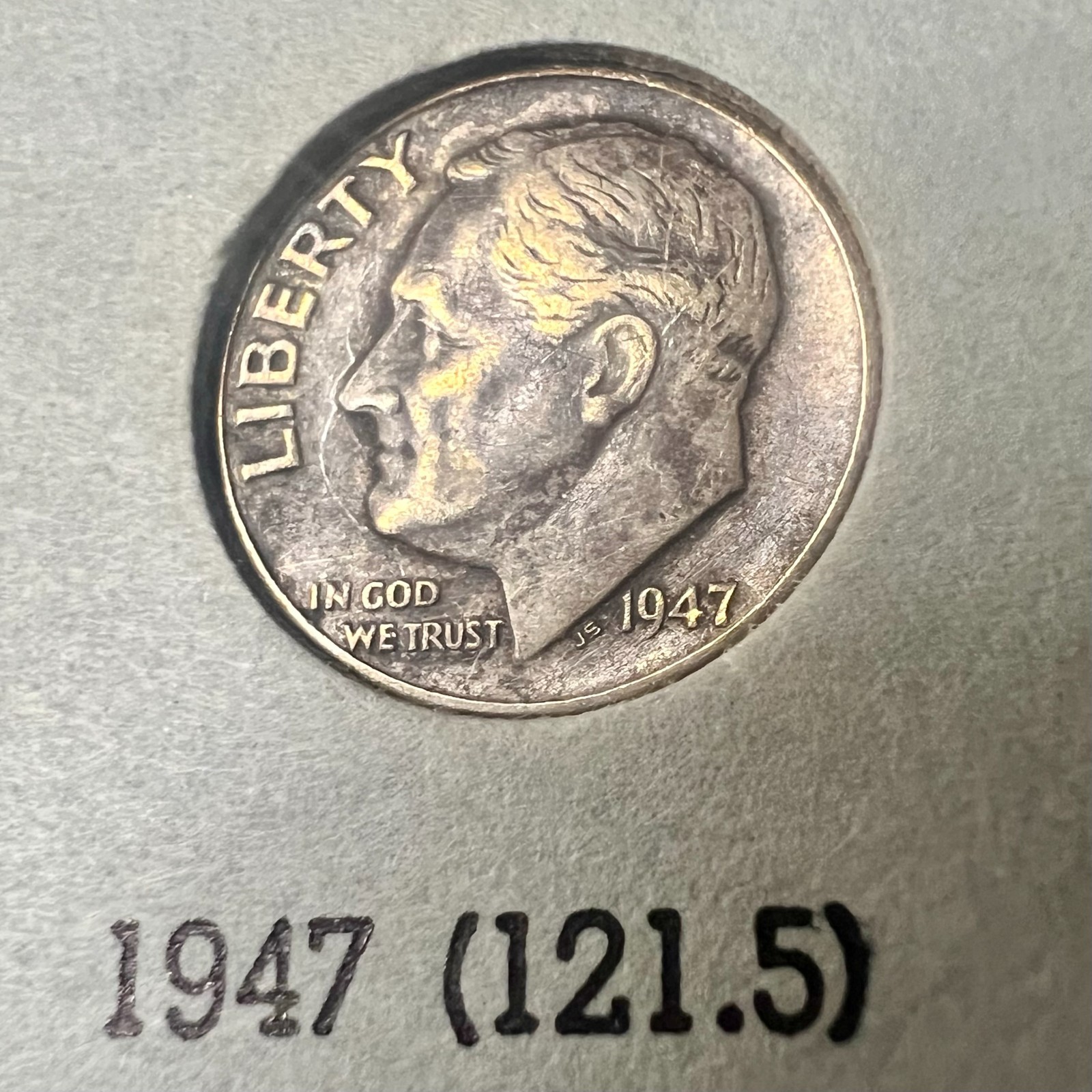 Roosevelt Dimes Set 1946-2004: 48 Silver Coins Total plus 79 Clads, Some Toned