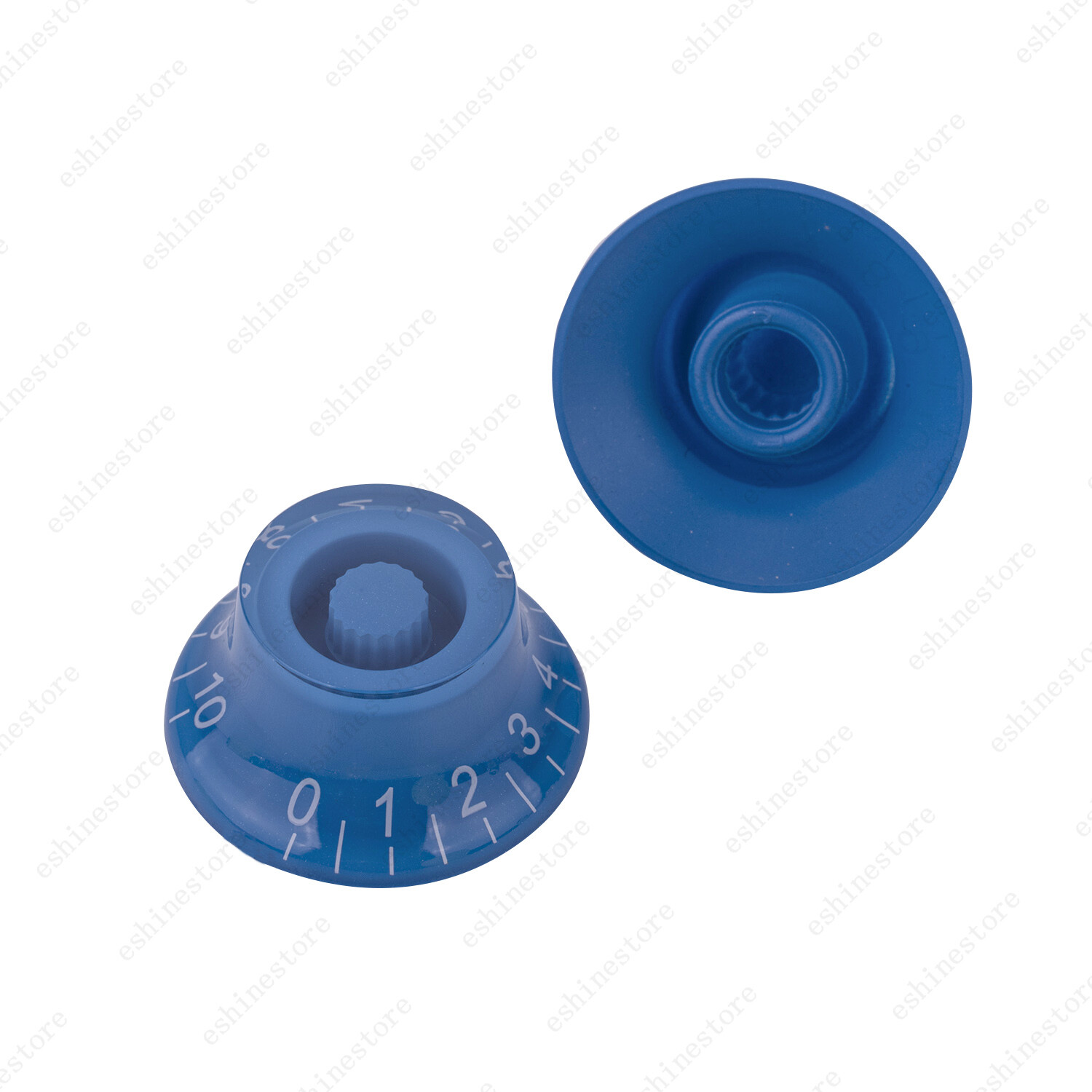 4 Pcs Blue LP Electric Guitar Knob Top Hat Knobs Bell Knobs for SG Les Paul