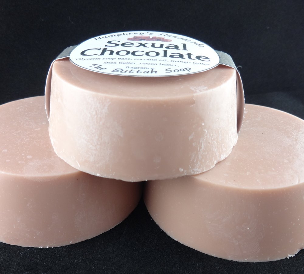 SEXUAL CHOCOLATE Soap, Coco Fudge Moisturizing Soap, Cocoa Shea Mango Butter