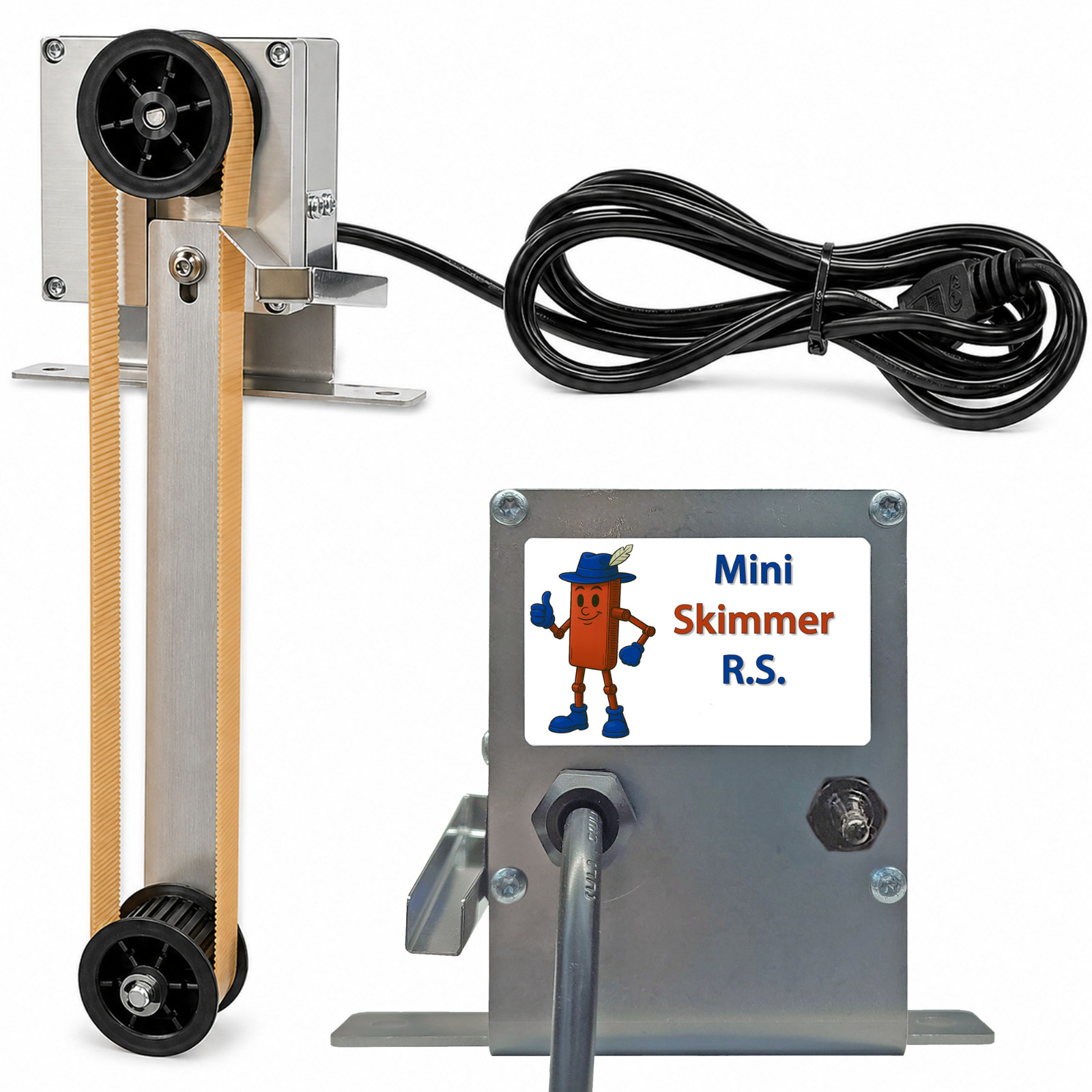 Mini-Skimmer R.S. Belt Oil Skimmer  8″ Reach, 1 Qt/Hour Removal | 15 RPM MSRS8CS