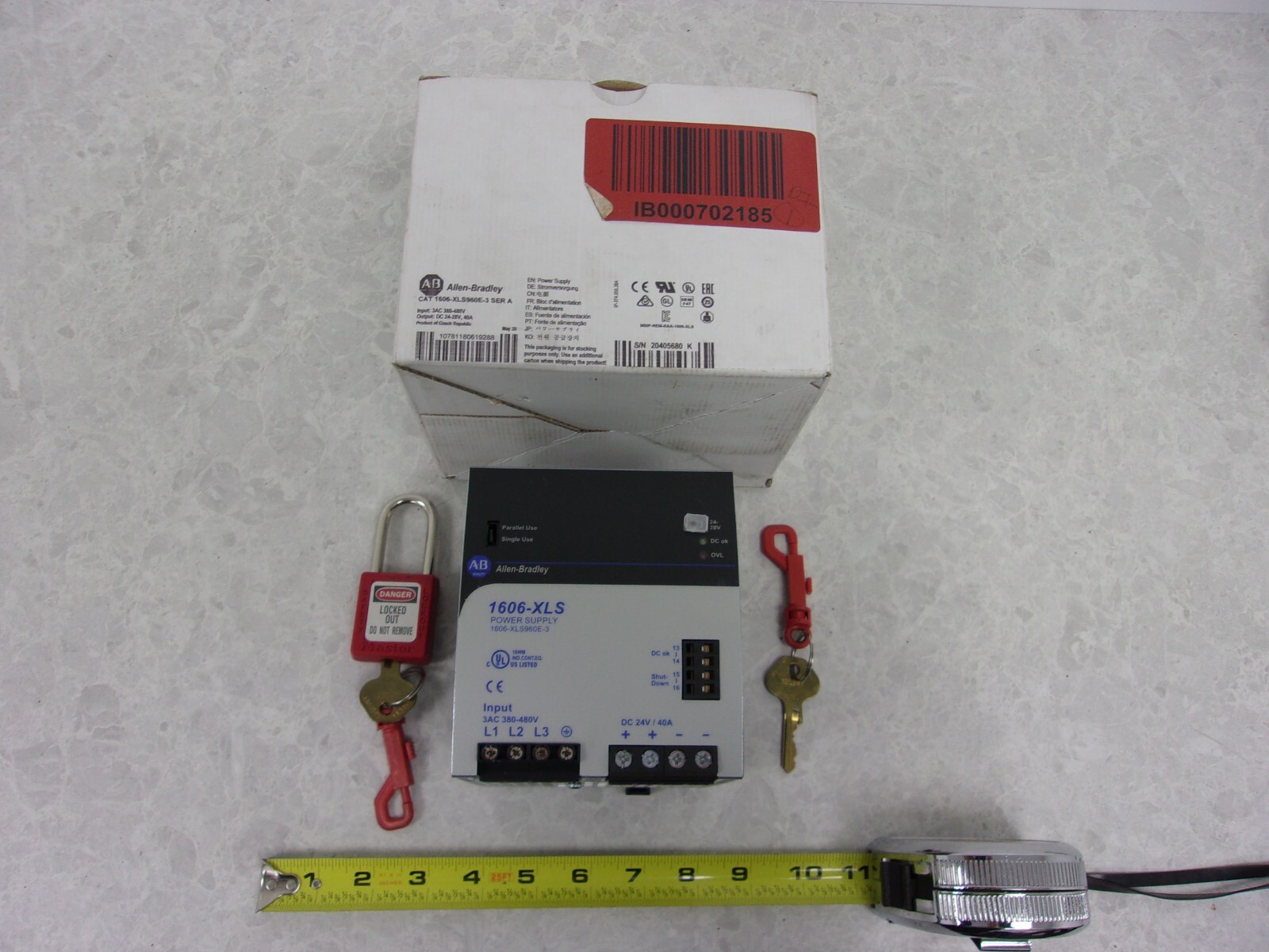 Allen-Bradley 1606-XLS960E-3 Power Supply 480V AC 3PH, 0377B