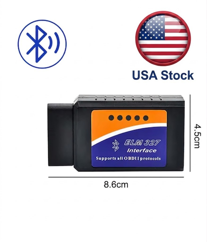 ELM327 V2.1Bluetooth OBD2 Code Reader Car Diagnostic Scanner for Android and iOS