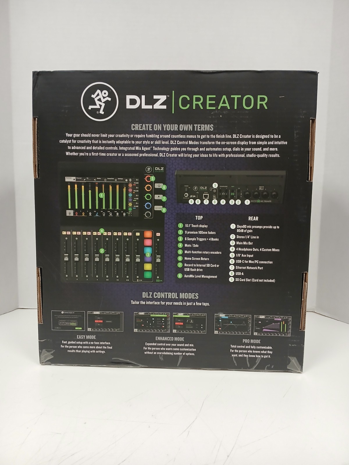 Mackie DLZ Creator Advanced Adaptive Digital Mixer With Mix Agent Technology