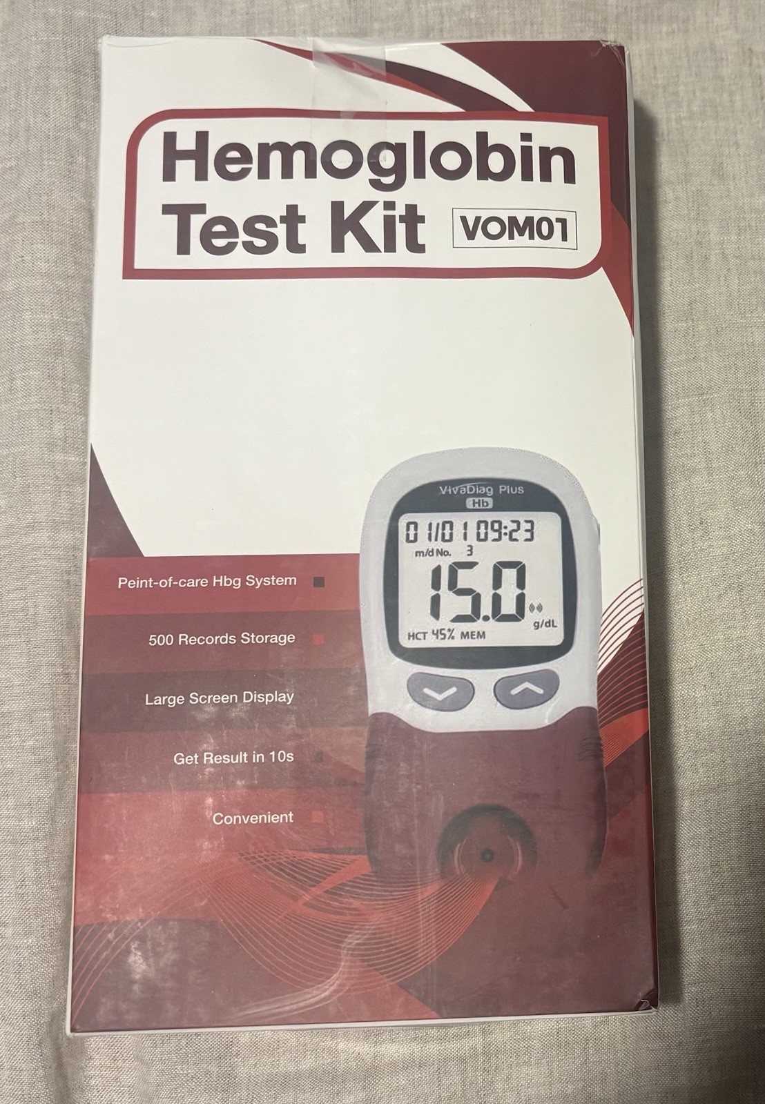 Hemoglobin Test Kit VOM01
