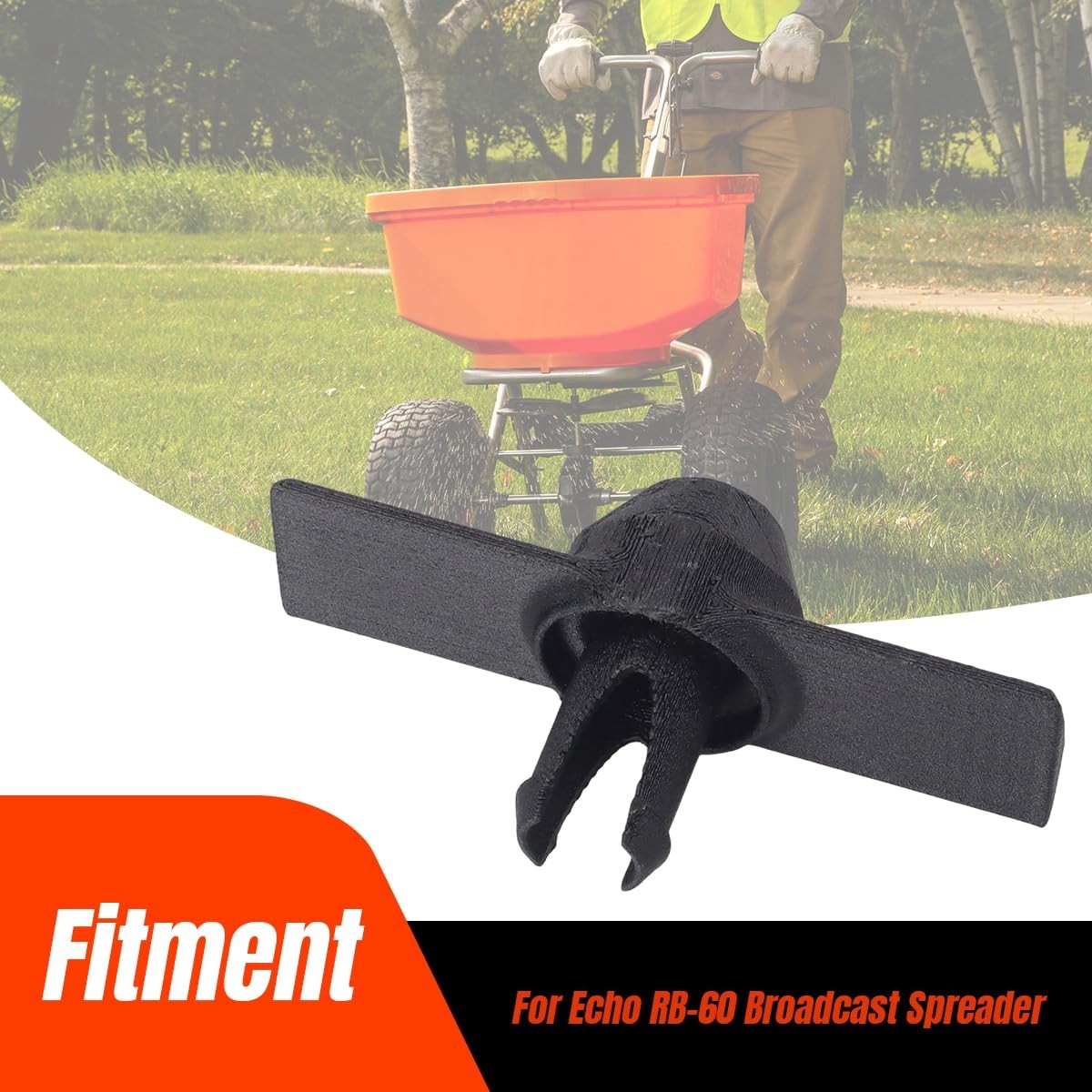 Upgraded Agitator for Even Seed & Fertilizer Dispersion - Garden Tool Accessory
