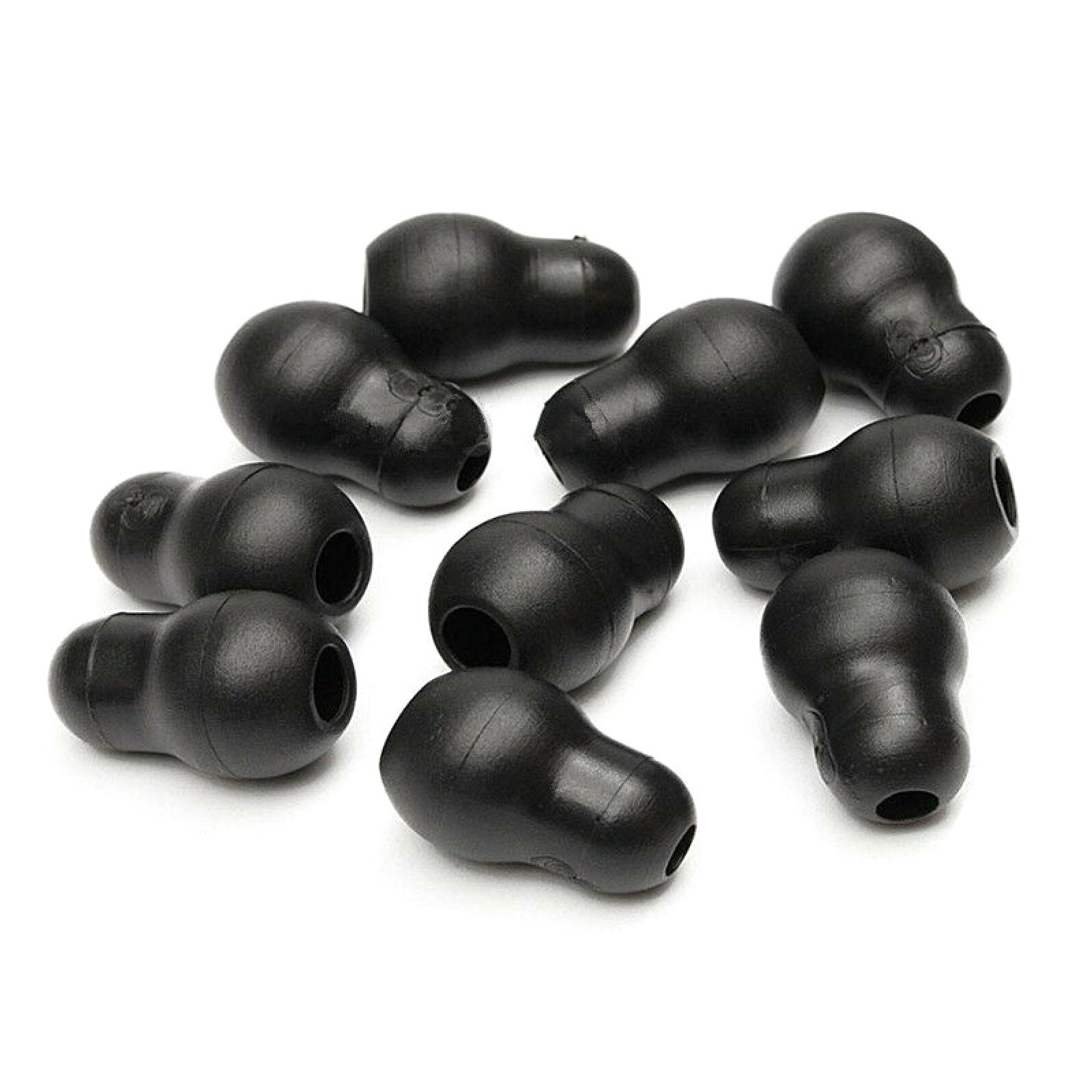 10Pcs Silicone Black Soft Eartips Earplug Earpieces For Littmann Stethoscope C