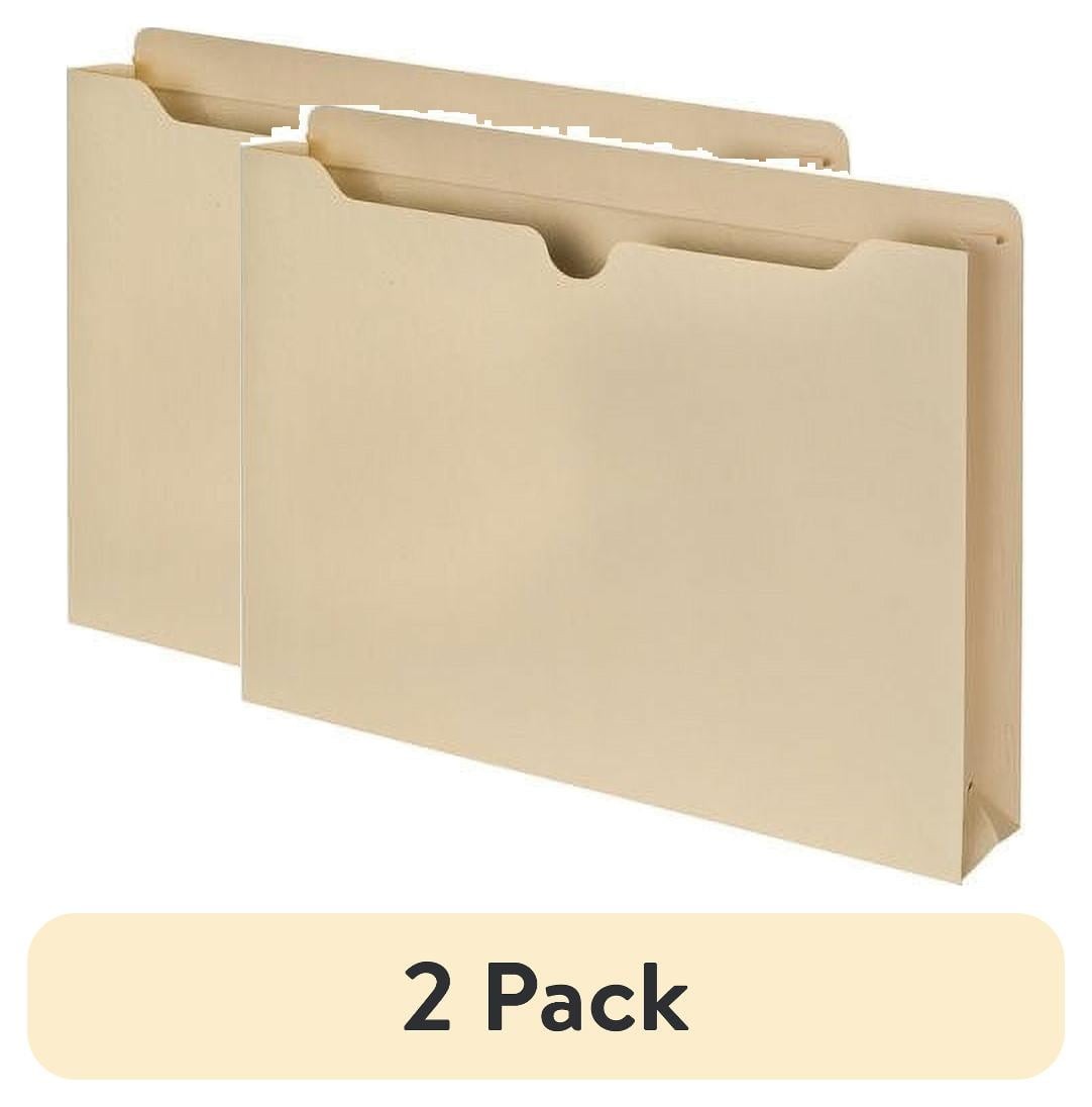 File Jacket Letter 2" 10 per Pack Manila Reinforced Design