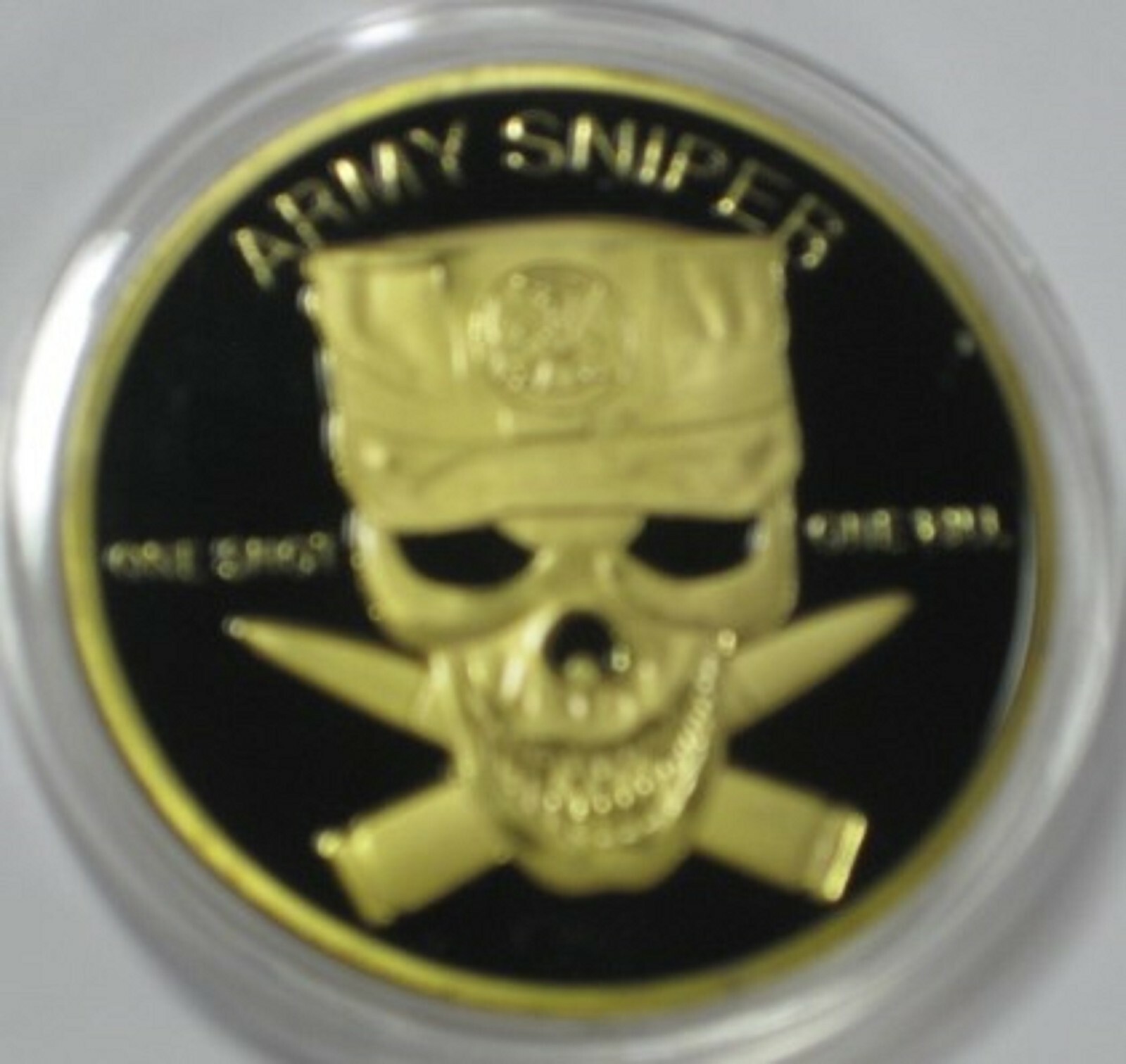 US ARMY SNIPER ONE SHOT ONE KILL MILITARY CHALLENGE COIN