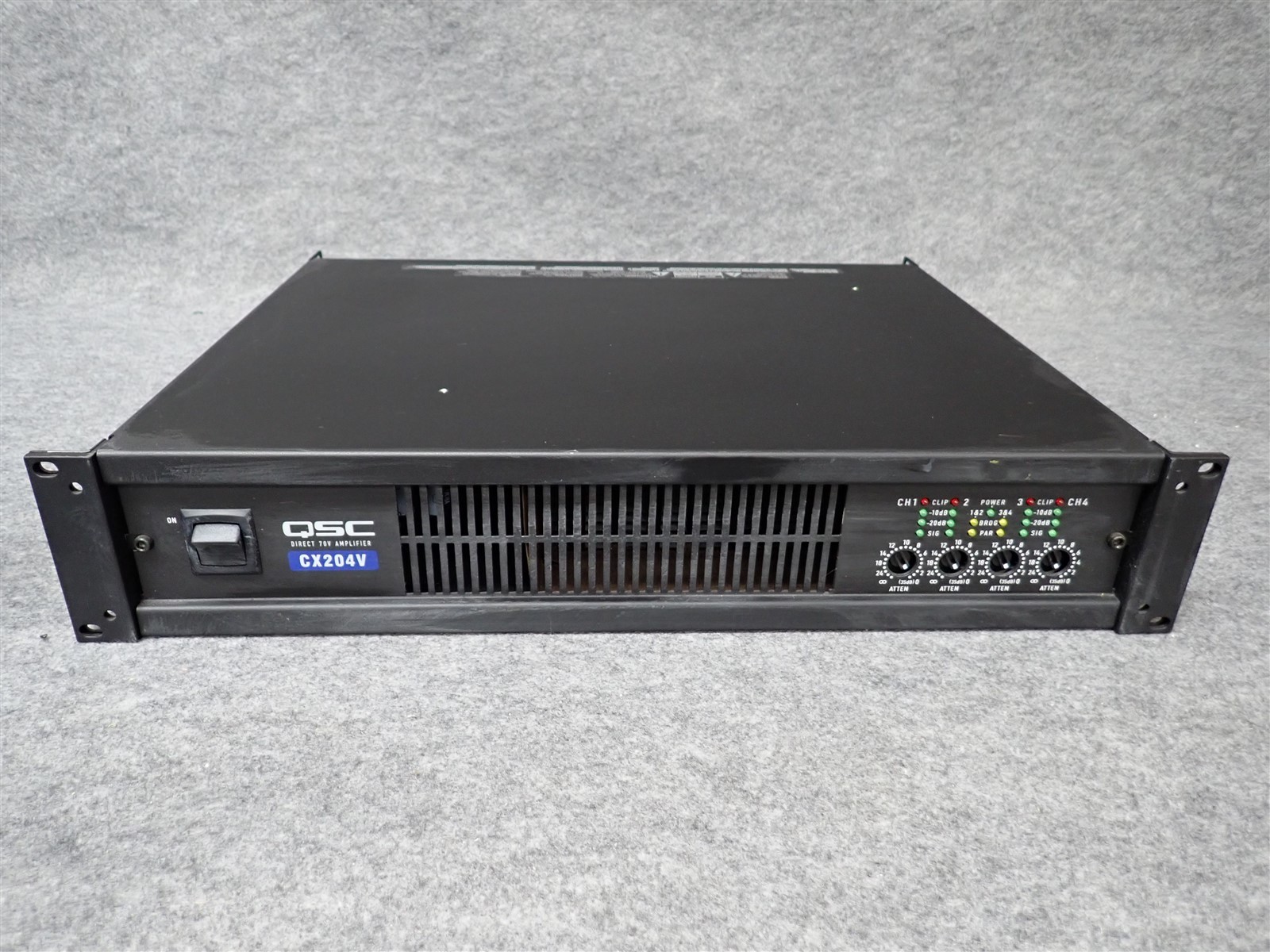 QSC CX204V 4 Channel 70V Professional Power Amplifier 200WPC (#18) (II2)