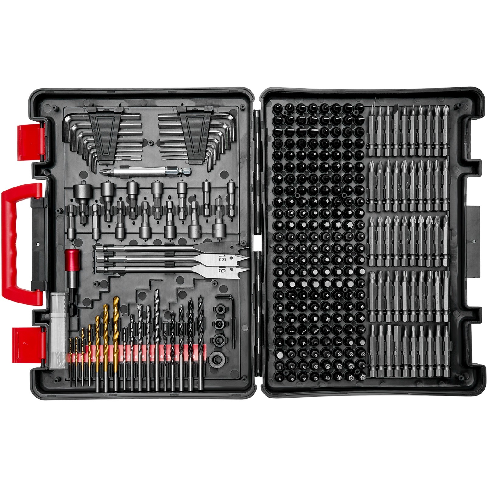 Uimoso Drill Bit Set 318PCS Screwdriver Bit Set with Carrying Case Multi-purpose