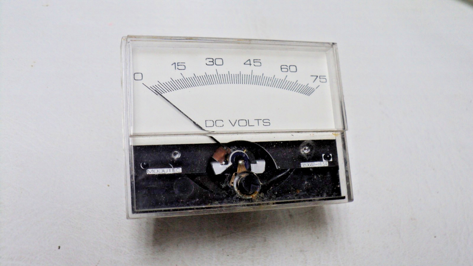 Modutec 75VDC Analog Meter 930032-1634 FS=50ua(?)