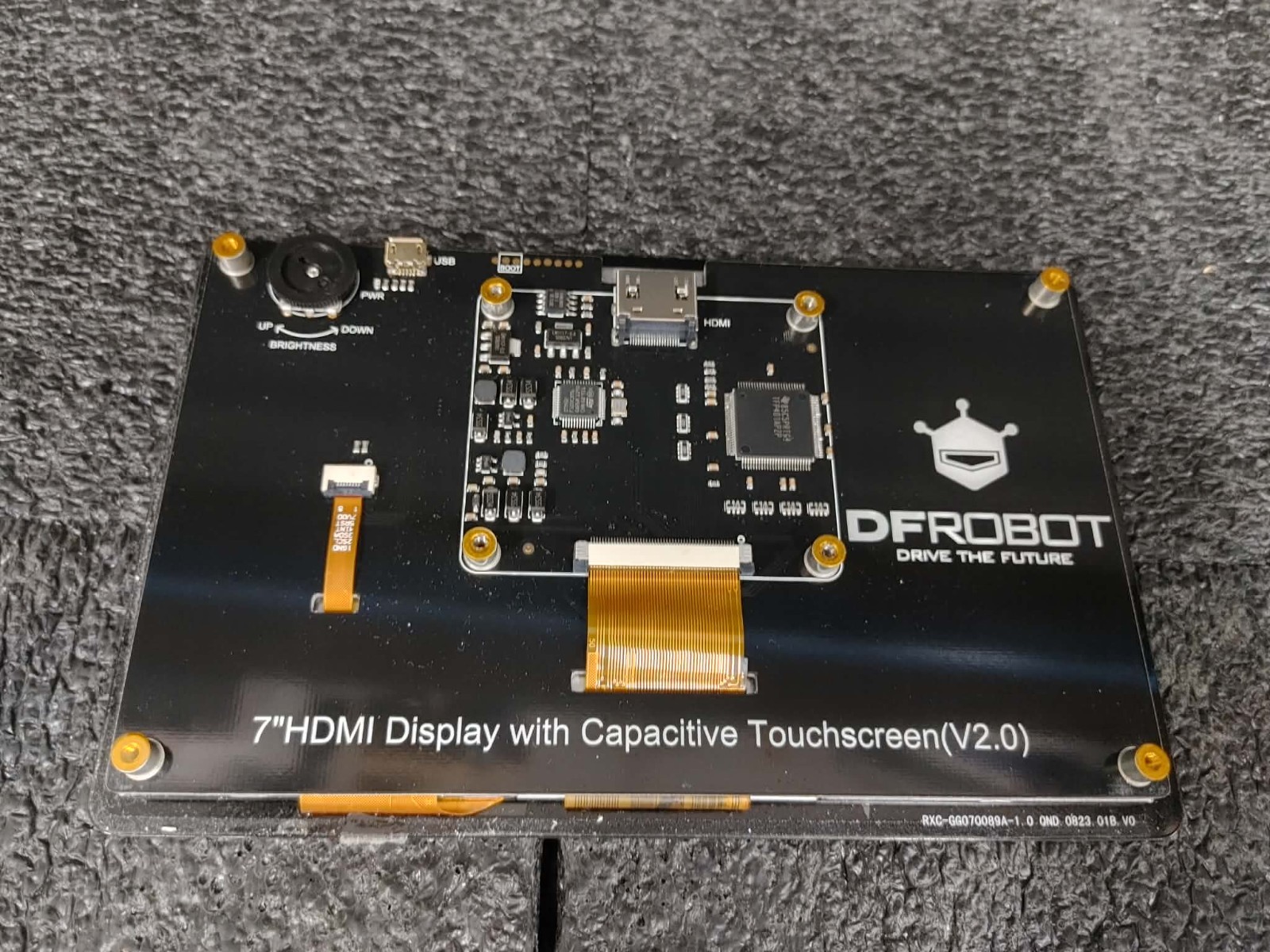 DFROBOT RXC-GG070089A-1.0 7" HDMI Display w/ Capacitive Touchscreen V2.0
