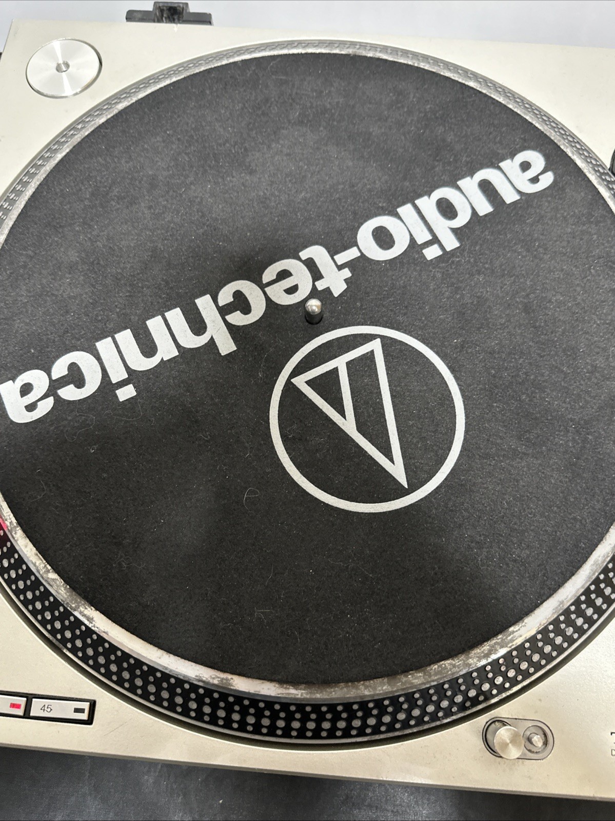 Technics SL-1200MK2 DJ Turntable - Silver Tested Working No Lid