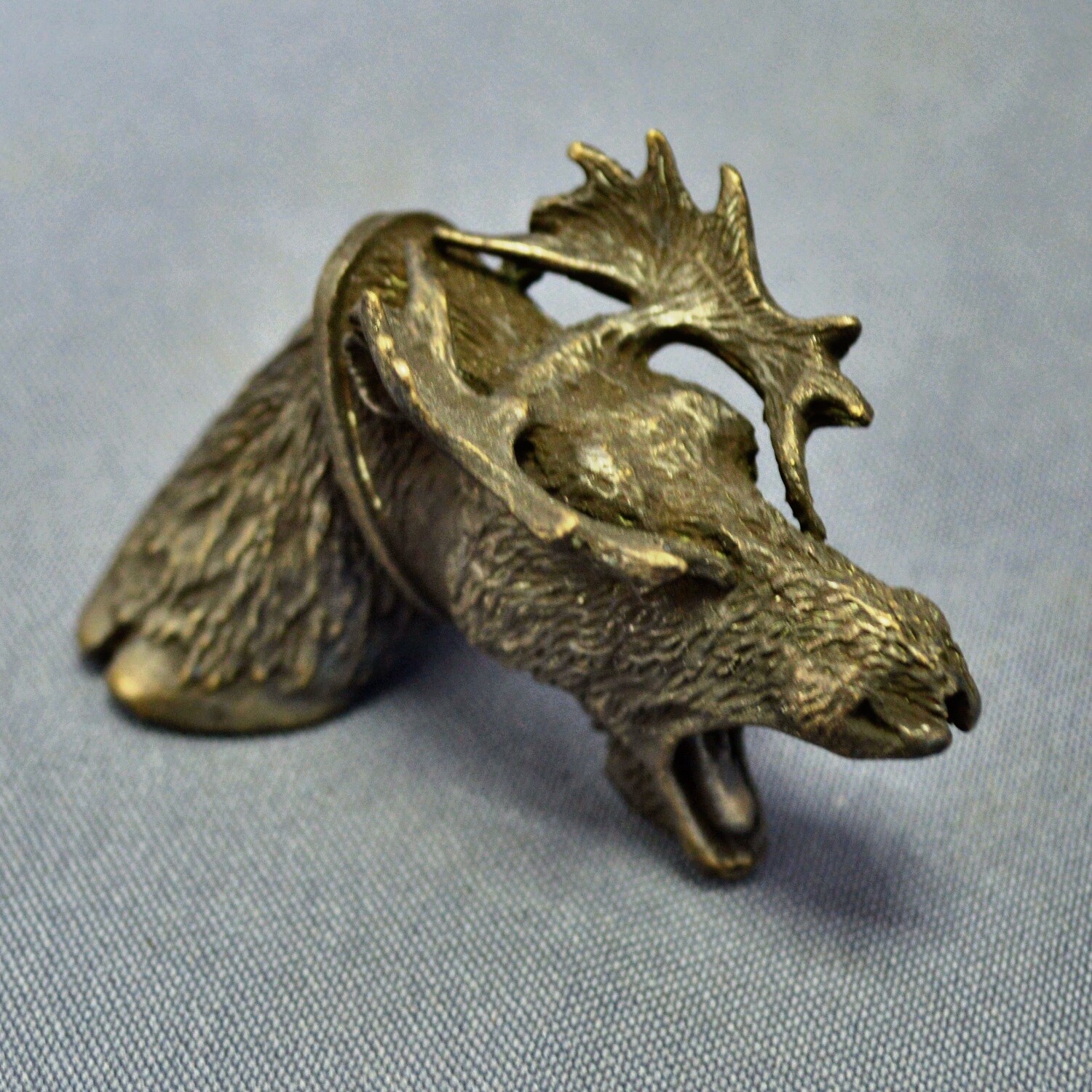 SET ELK SOLID BRONZE FINGER GUARD BOLSTER & POMMEL CUSTOM KNIFE MAKING