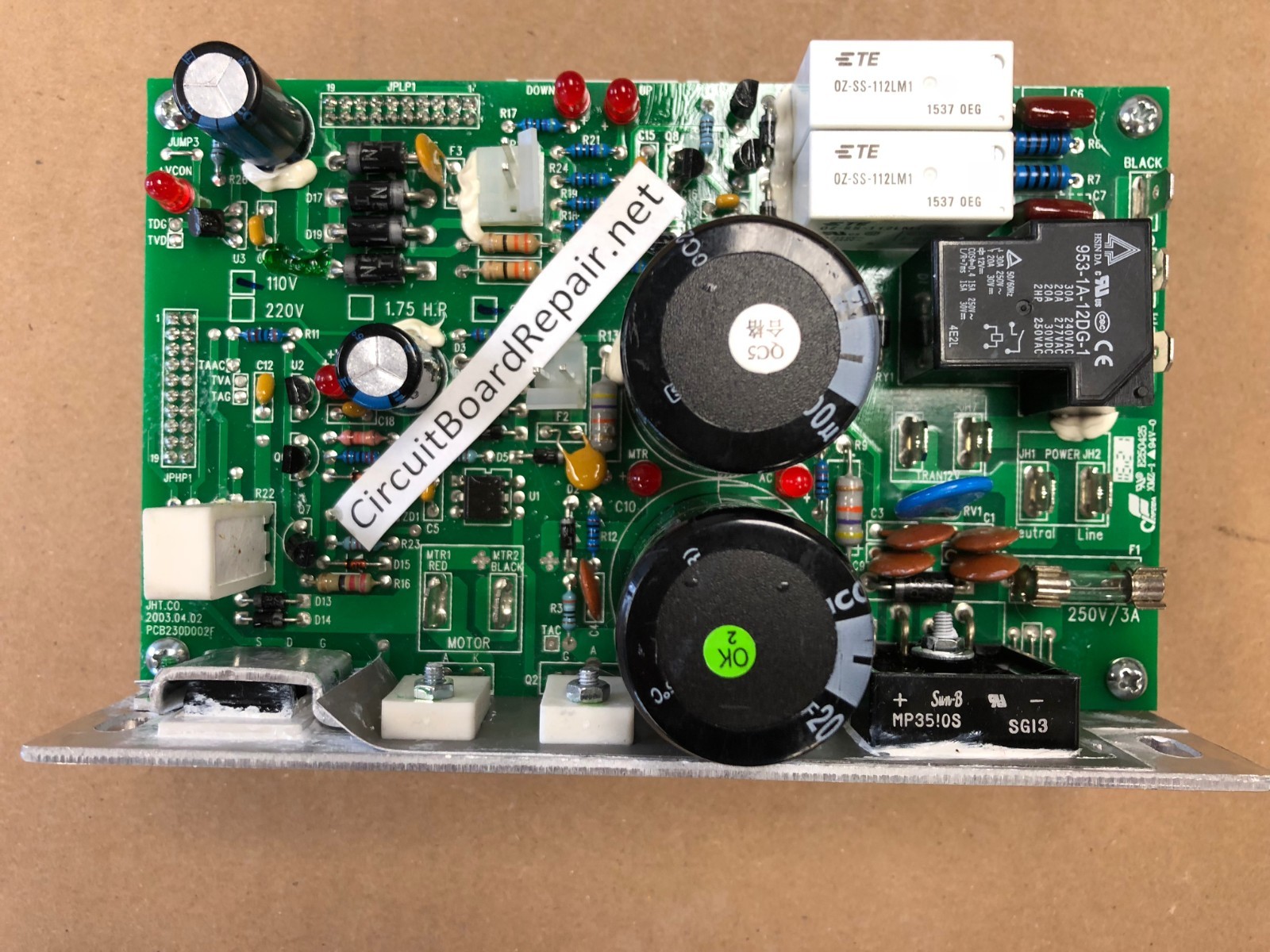 REPAIR SERVICE - 013674-DG / SJED08011DG - Horizon / AFG / Elite - 1 yr warranty