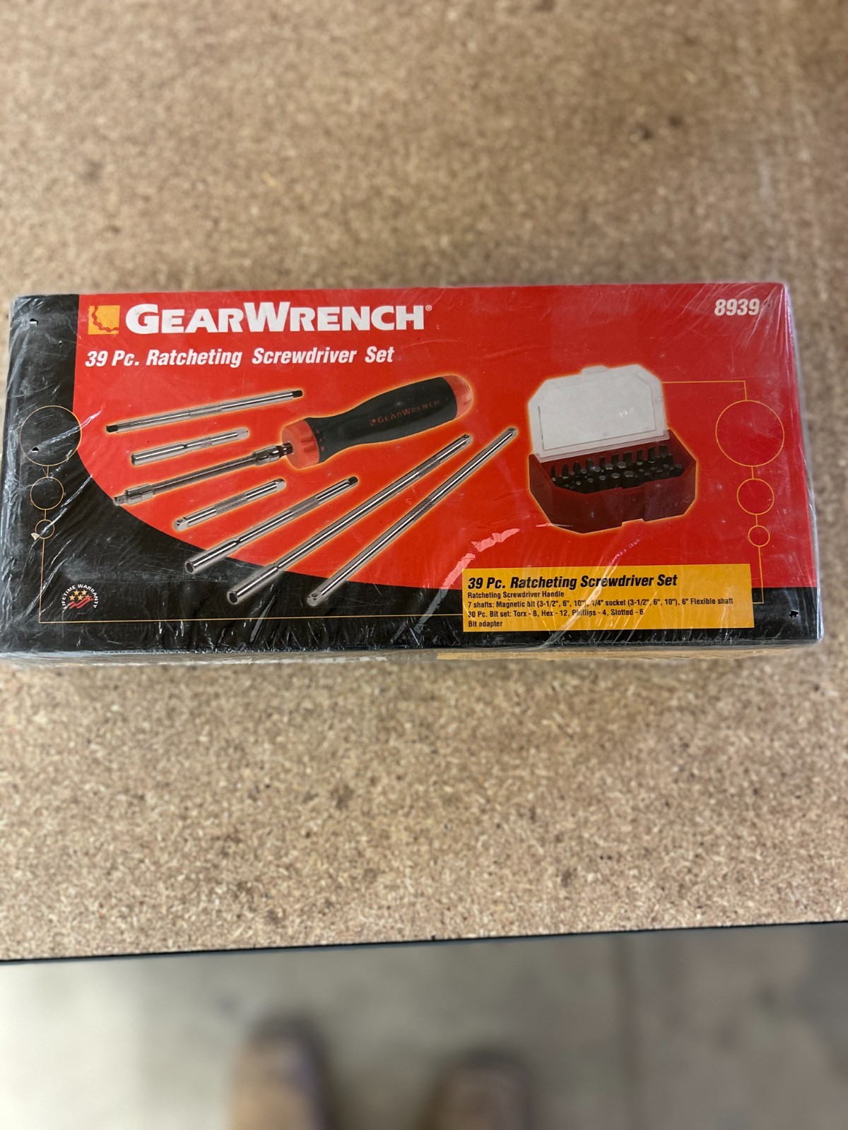 Gearwrench 39 Pc. Ratcheting Screwdriver Set 8939