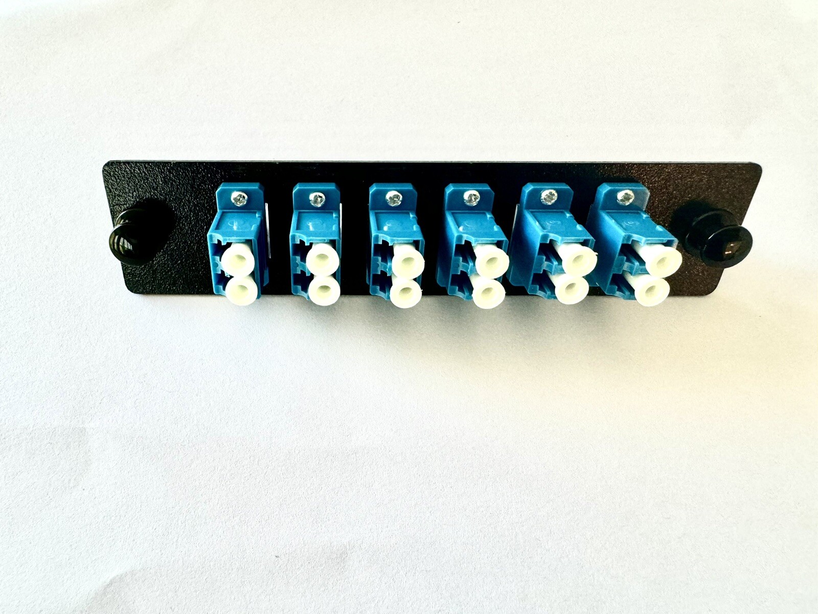 LGX 12 Port LC Duplex Fiber Optic Adapter Panel Single Mode SM UPC Blue -989
