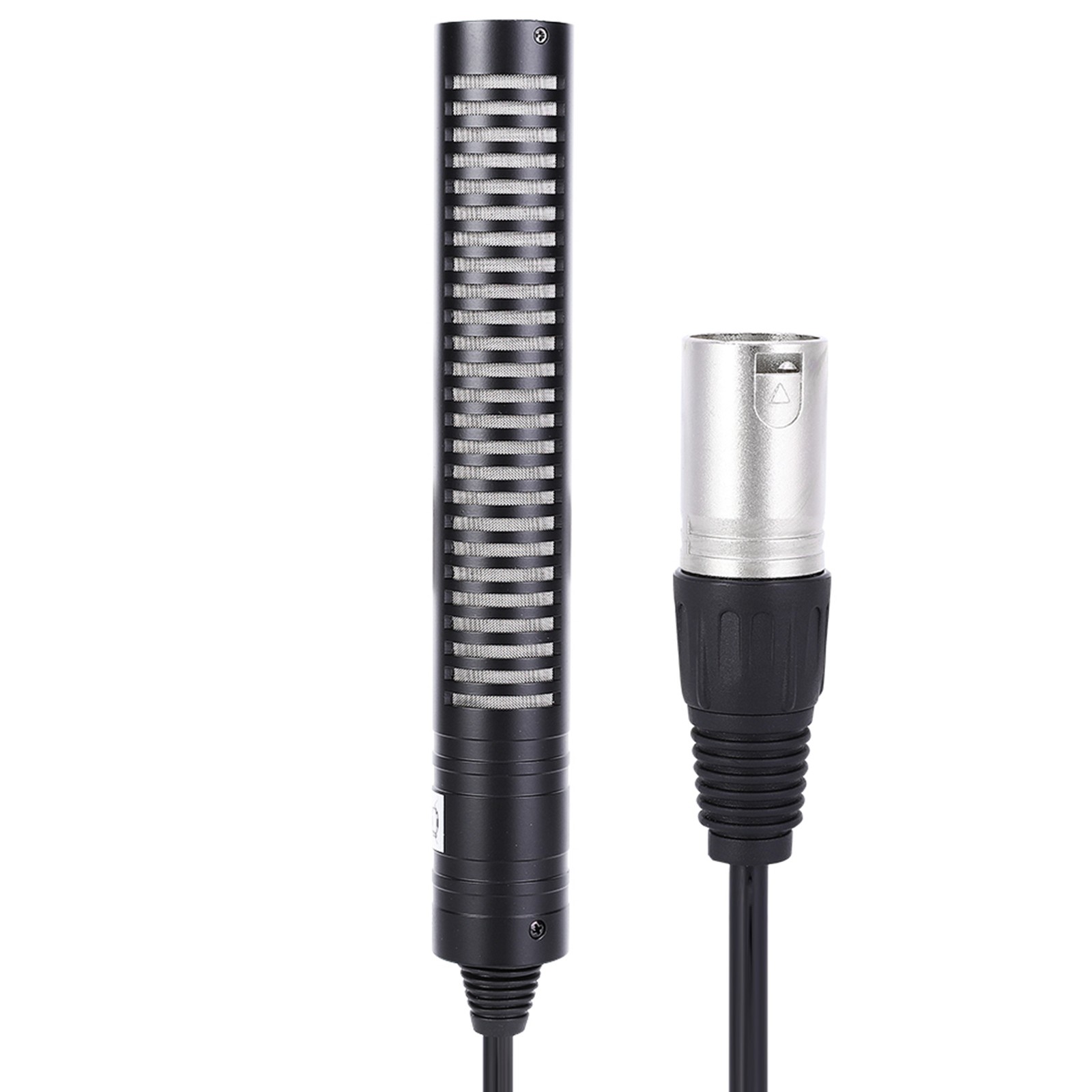 Condenser Microphone Stereo Camera Mic Video Recording Black Unidirectional Anti