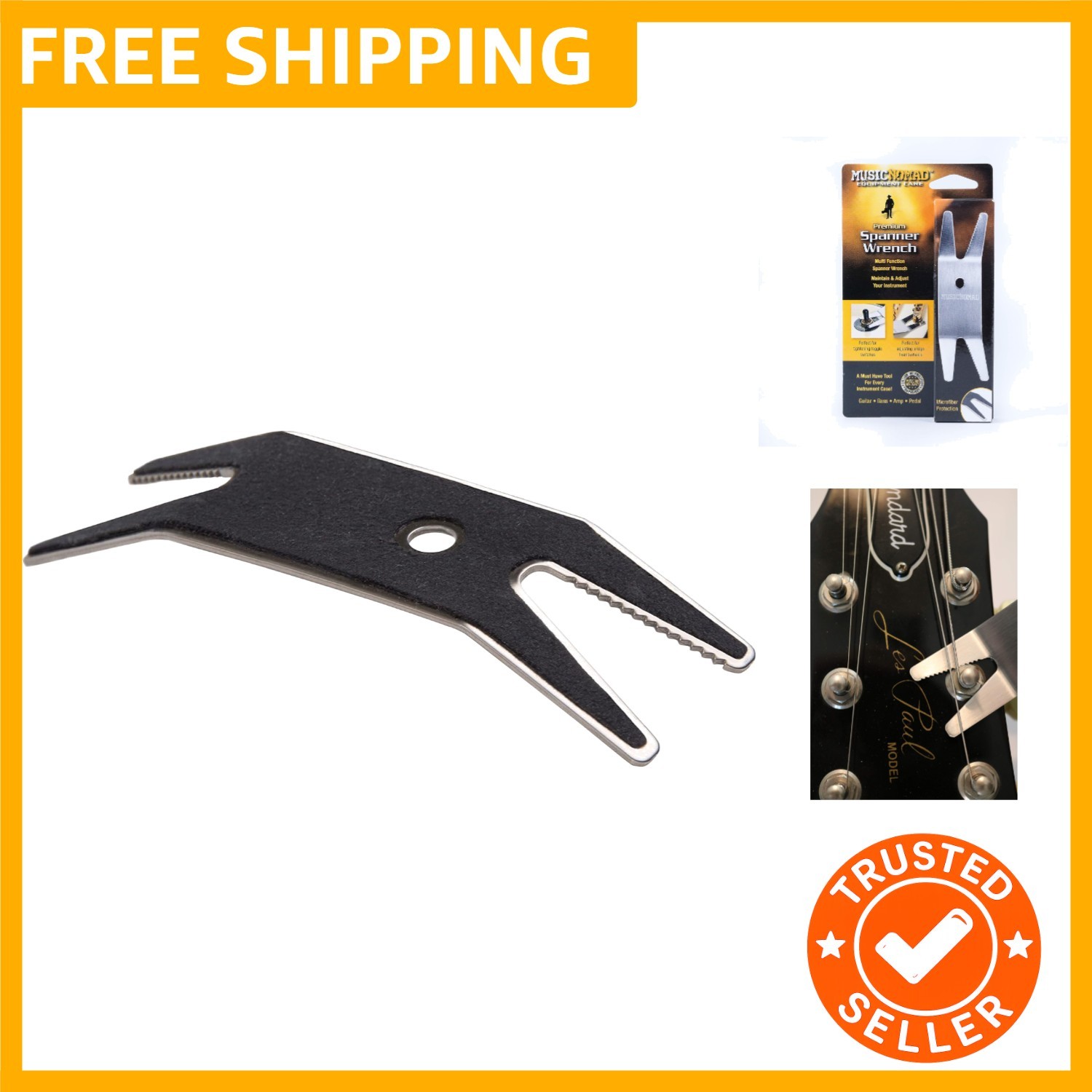 Spanner Wrench with Microfiber Suede Backing MN224