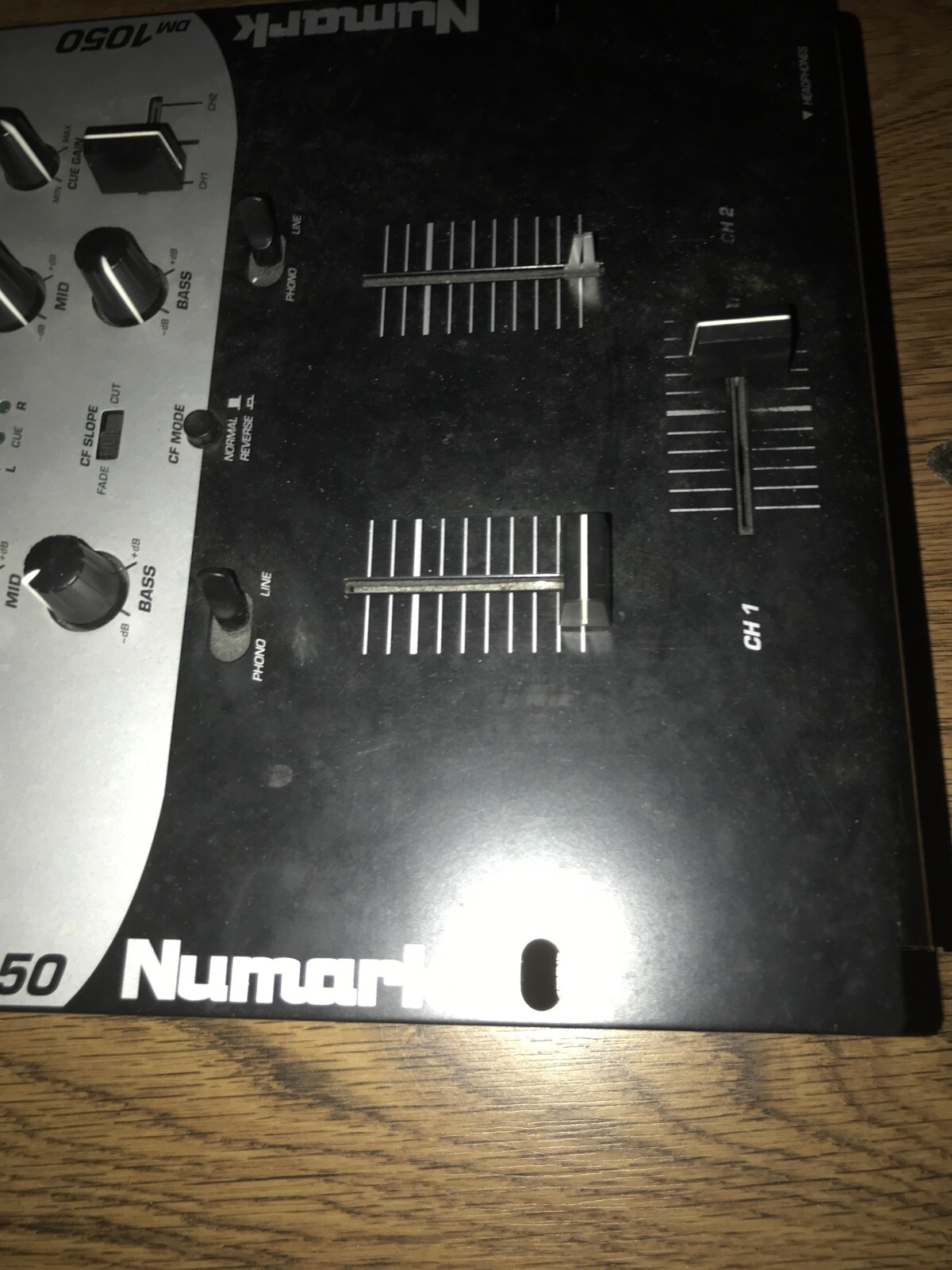 Numark DM 1050 DJ mixer 2 Channel Untested Only