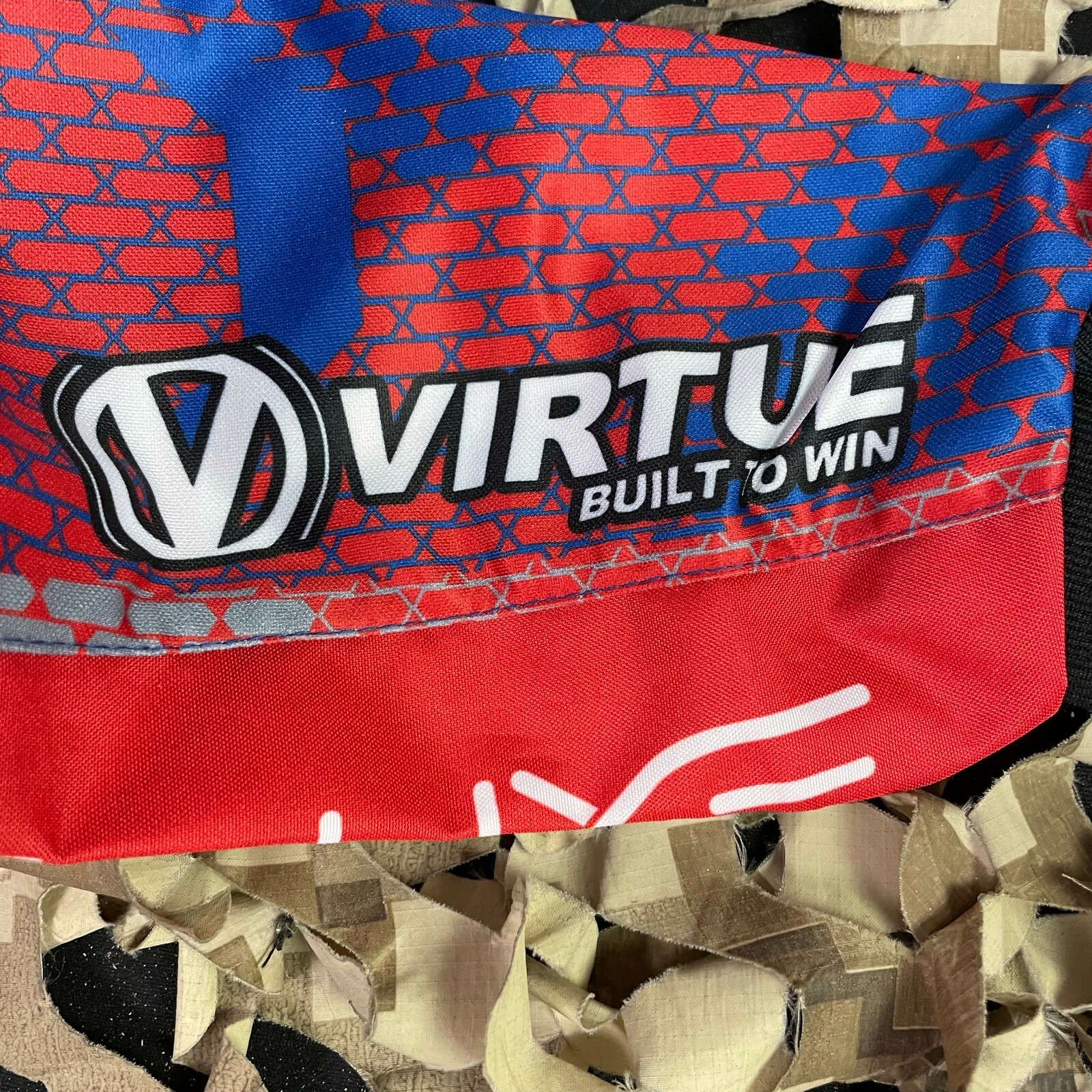 NEW HK Army Freeline Paintball Jersey - Houston Heat Away - Blue/Red - 2XL