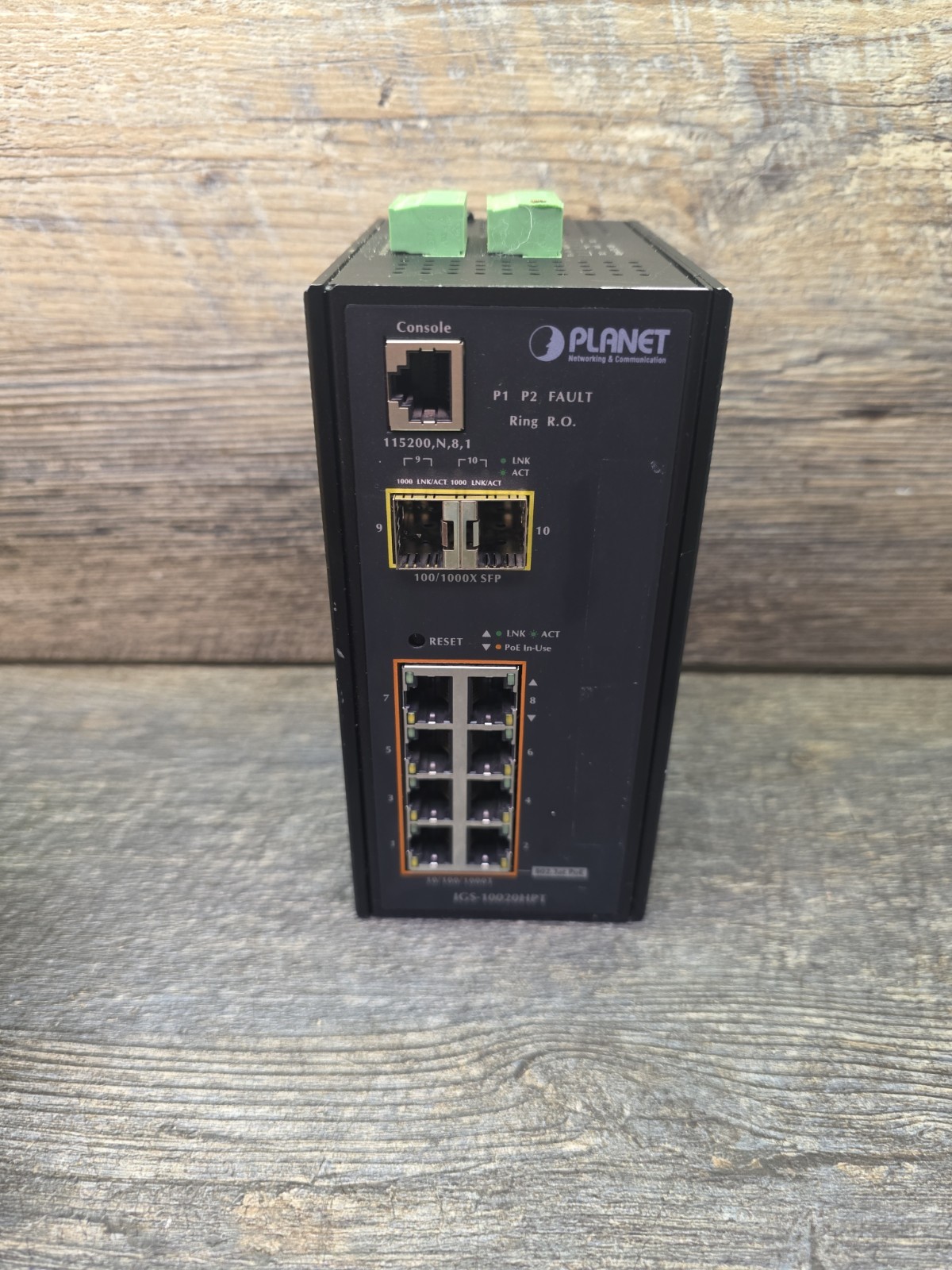 Planet IGS-10020HPT V2 Industrial PoE 10020PT Switch Managed SFP