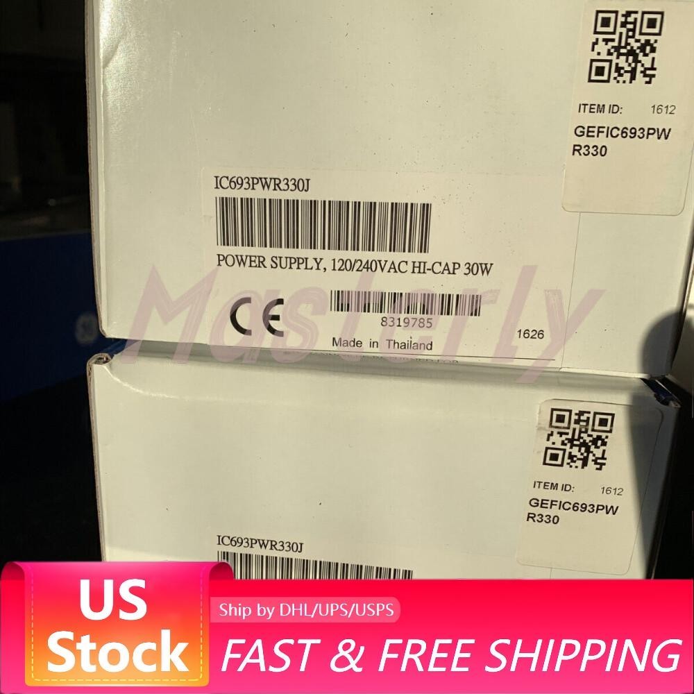 New Sealed GE Fanuc IC693PWR330J Power Supply Module US Free TAX