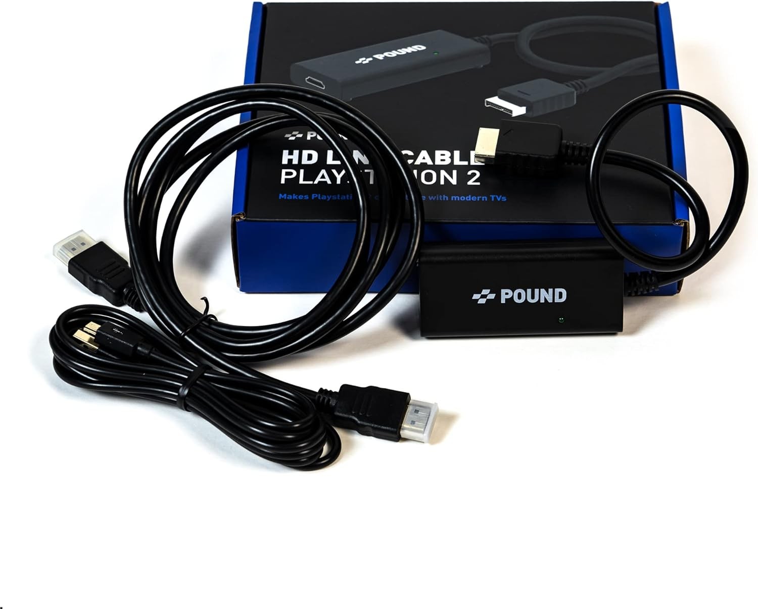 POUND PS2 & PS1 dedicated HDMI conversion converter HD LINK CABLE From Japan
