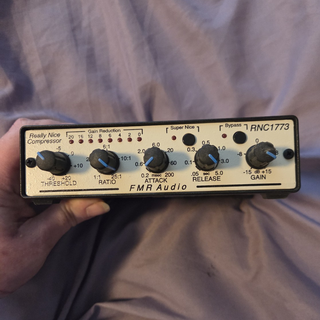 FMR Audio RNC1773 Really Nice Compressor 2-Channel Analog Tabletop Bypass