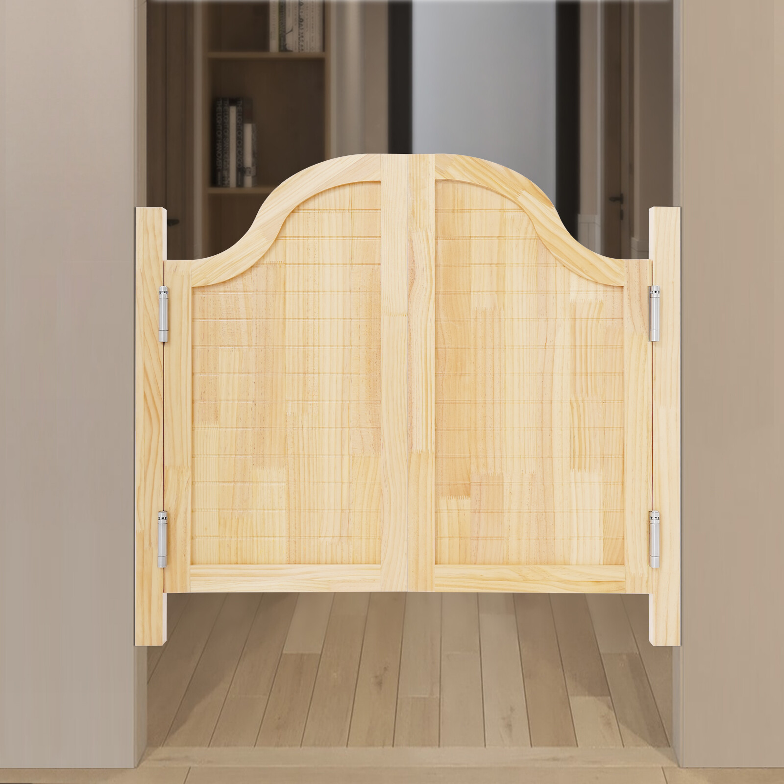 100x80cm Partition Door Door-mounted Swing Solid Wood Door Partition Door Modern