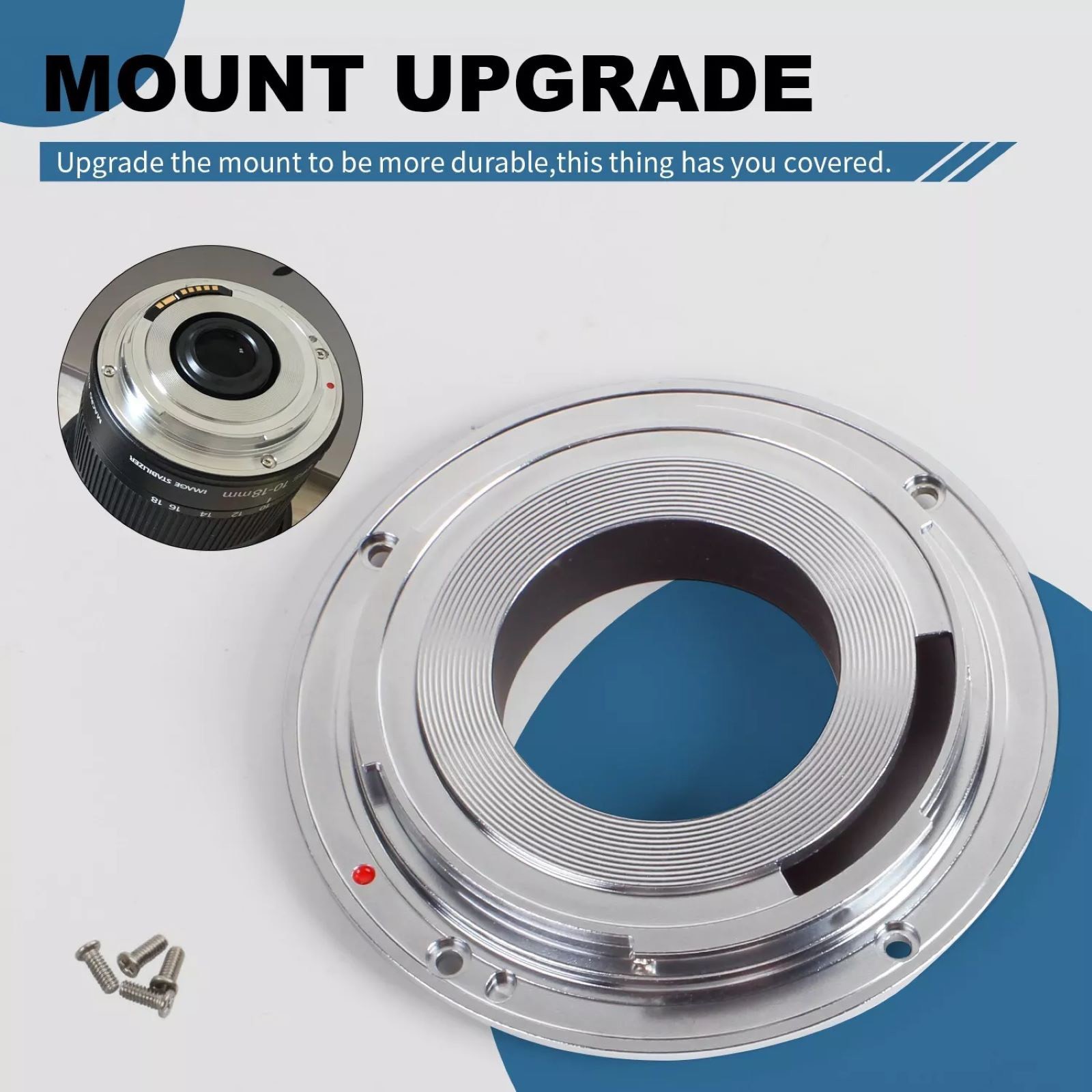 EF-S Lens to EF Mount Adapter Ring Accessory For Canon EOS Series With EF Mount