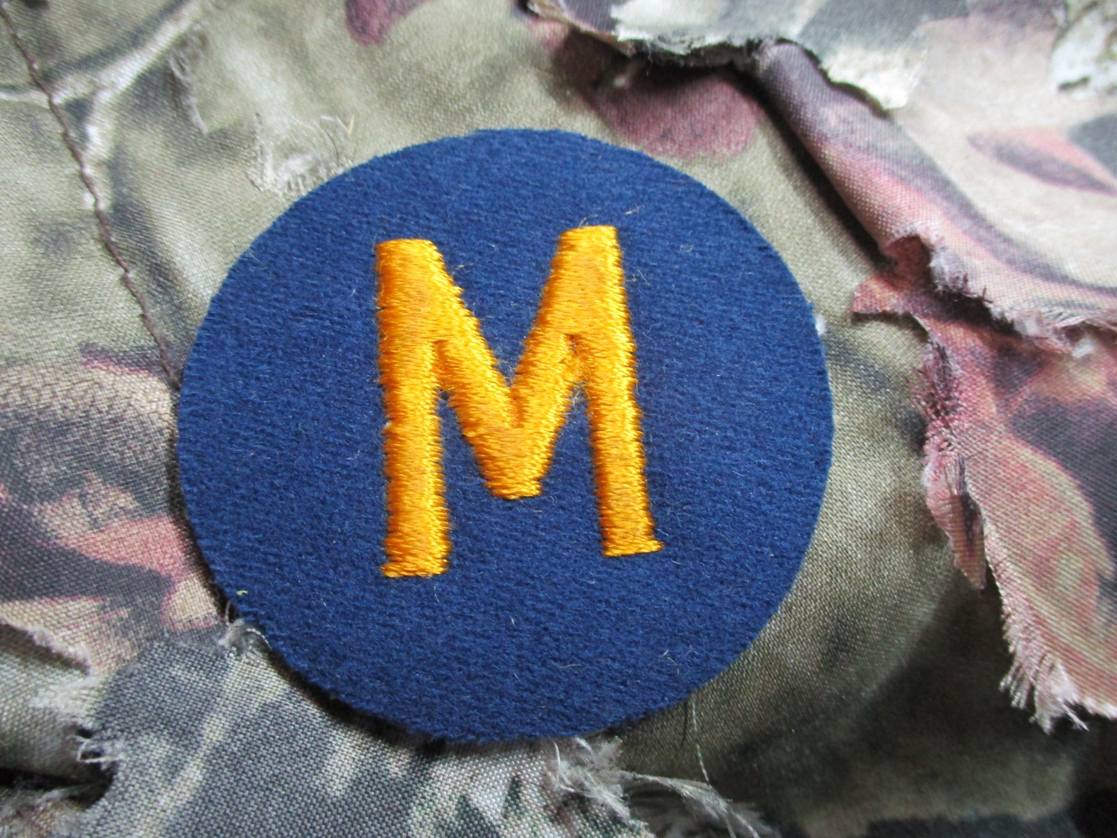 M Military Patch