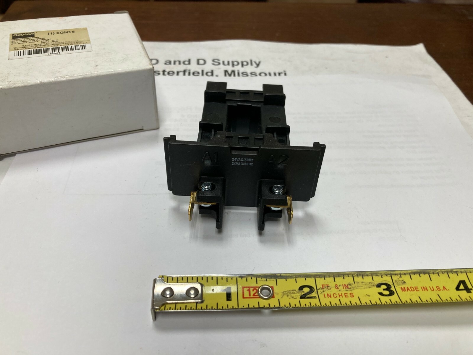 Dayton 6GNT5, Replacement Coil, 24VAC, 50 to 63 Amp, Definite Purpose Contactors