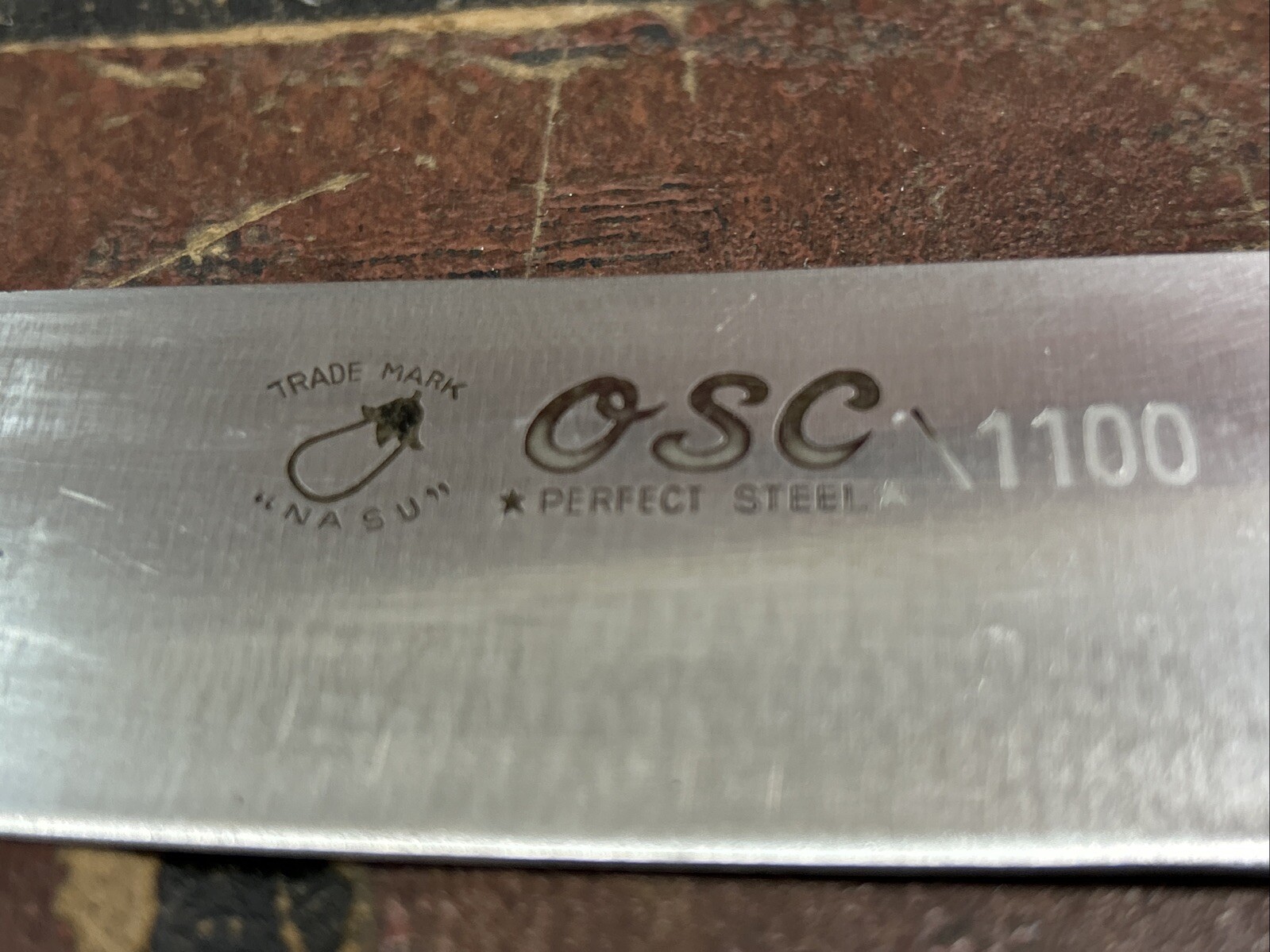 Vintage Chefs Knife OSC Perfect Steel NASU