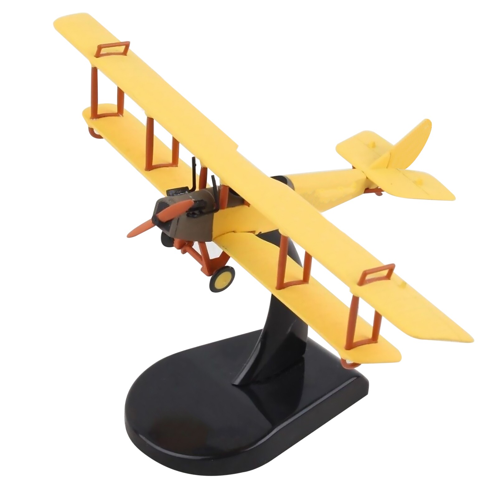 New 1/100 Diecast Alloy WWI USA For Curtiss JN-4 Jenny Aircraft Model Display