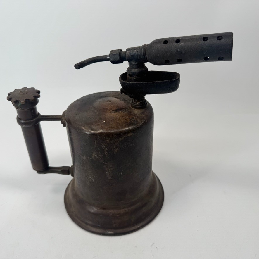 Vintage Blow Torch Plumbers Soldering Brass Tool