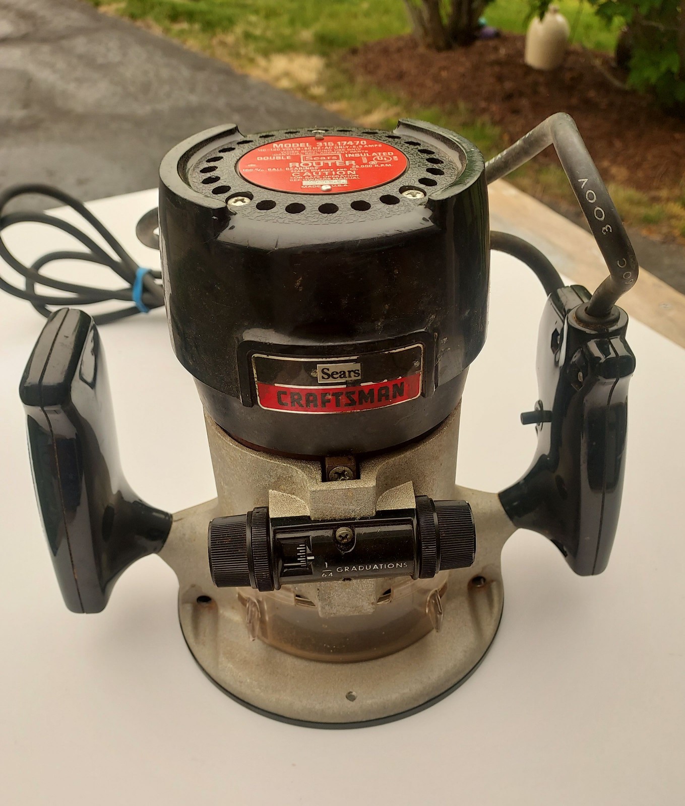 SEARS 1HP ROUTER MODEL 315.17470