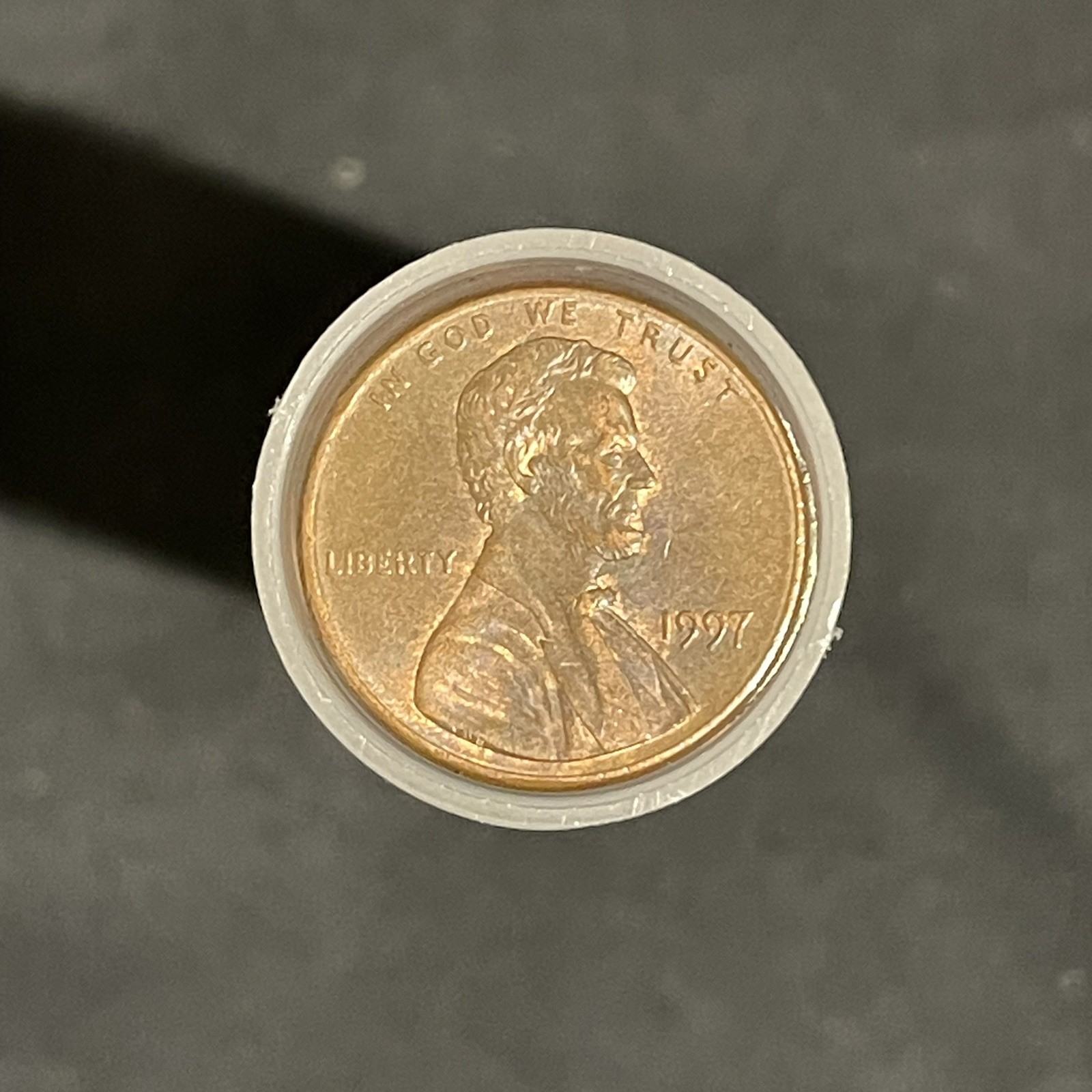 1997 P Lincoln Memorial Cent ZINC (CIRCULATED) READ!