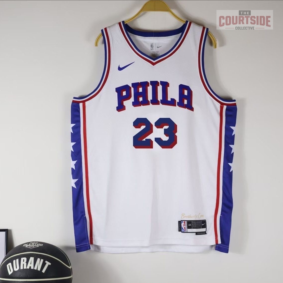 Nike Jordan NBA Philadelphia 76ers LeBron James #23 Jersey Swingman Dri-FIT Mens