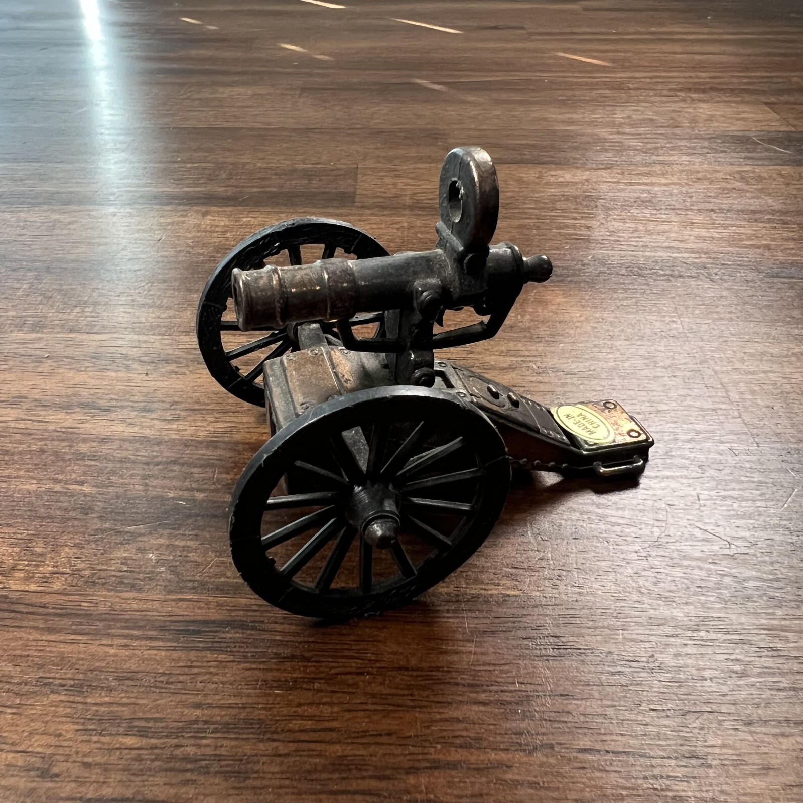 Vintage Cannon Pencil Sharpener with Working Hand Crank and Viewfinder