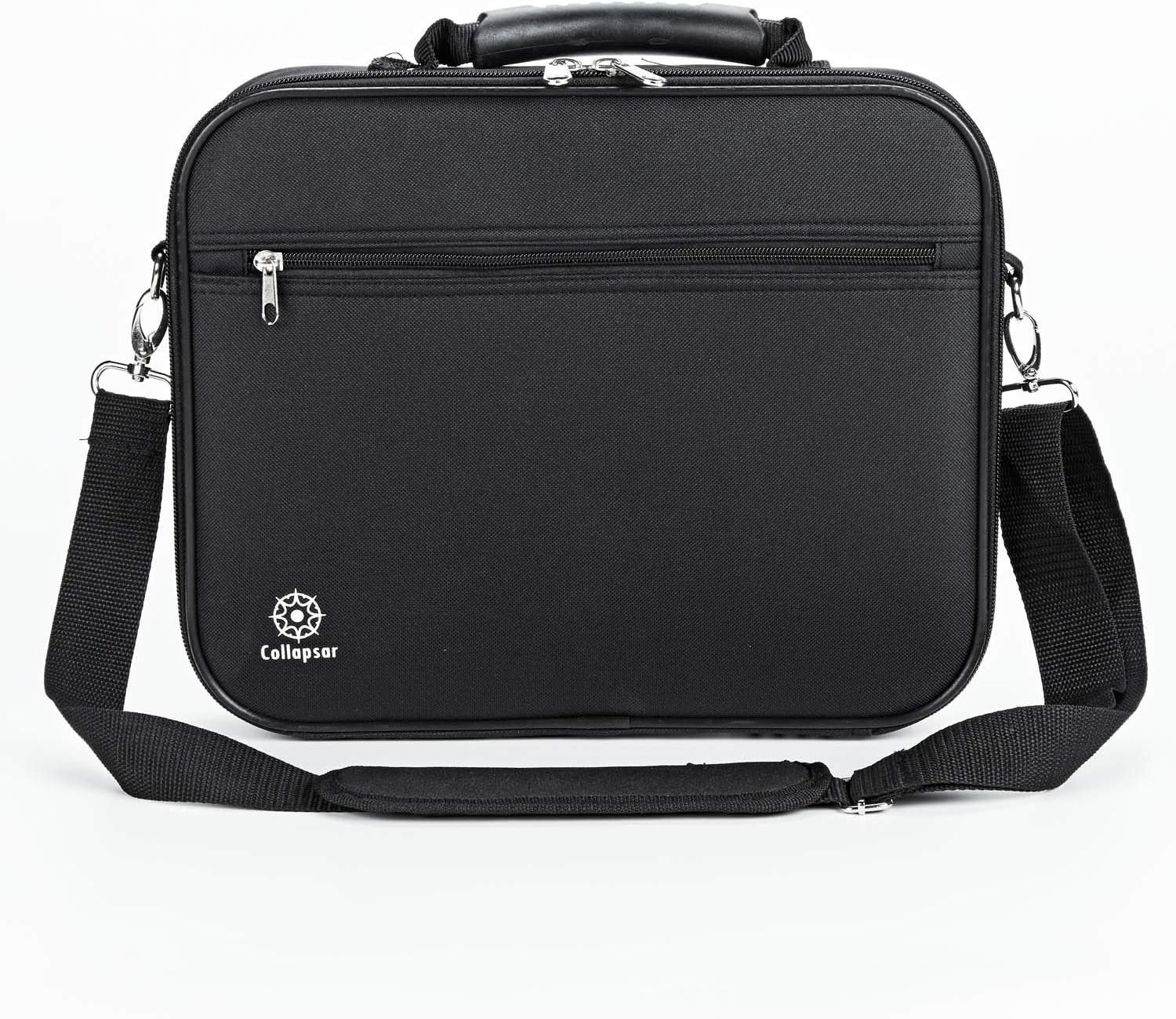 Secure Pool Balls Carrying Case with Extra Accessory Space - Nylon Sturdy Design