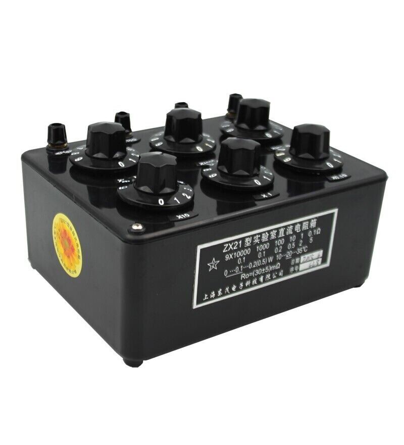 ZX21f Precision Plastic Variable Decade Resistance Resistor Box Physical Electr