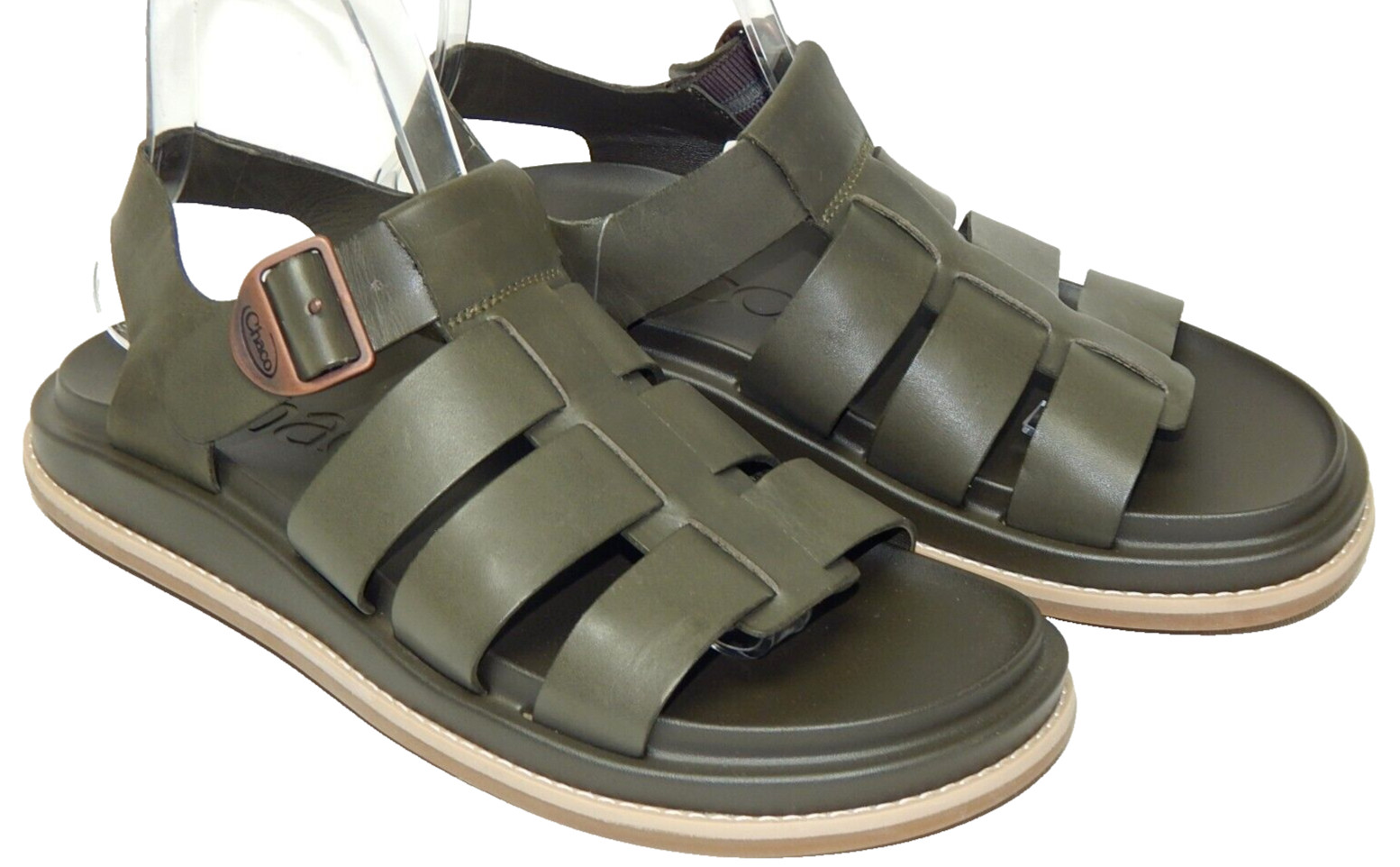 Chaco Wayfarer Townes Size US 7 M EU 38 Womens Fisherman Sandals Olive JCH109478