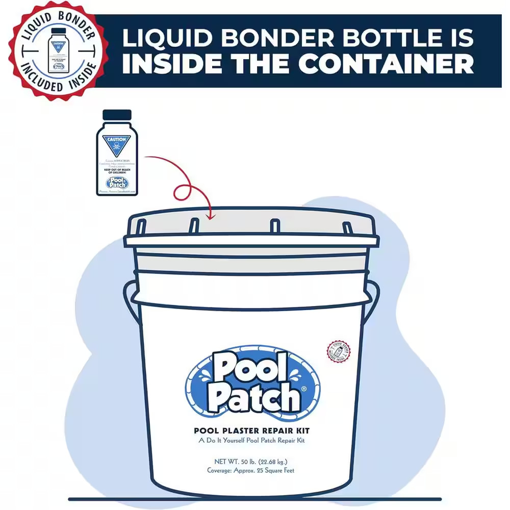 50 Lb. White Pool Plaster Repair Kit