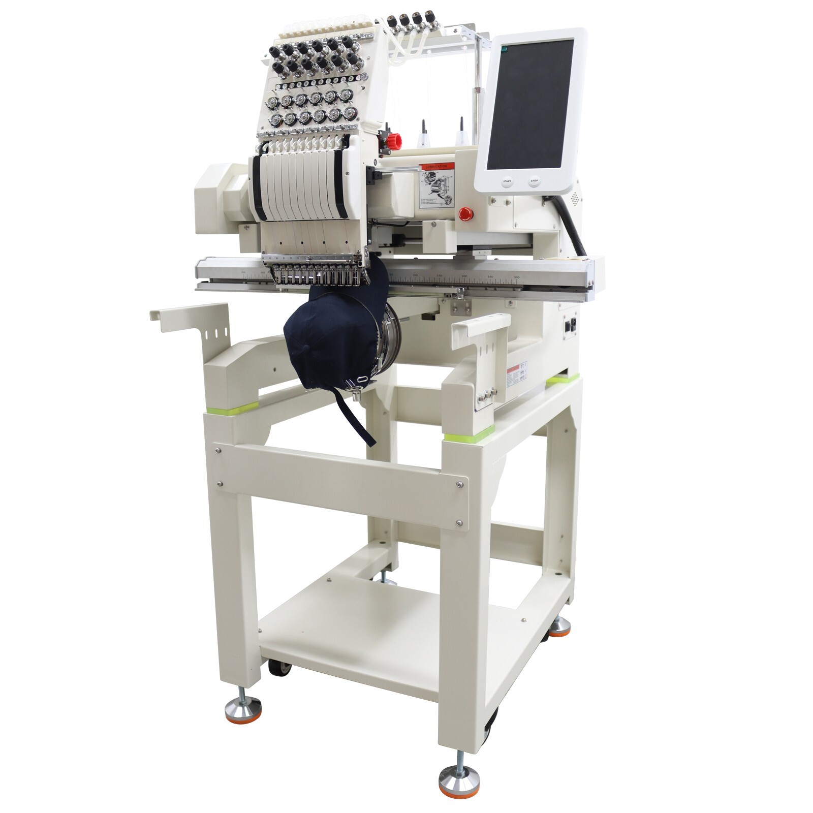 Automatic Computerized Embroidery Machine Single head 12 needles 110V-220V 300W
