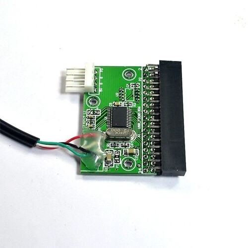 34pin Floppy Interface Driver Adapter Connector PCB Board 1.44MB USB Cable 3.5"