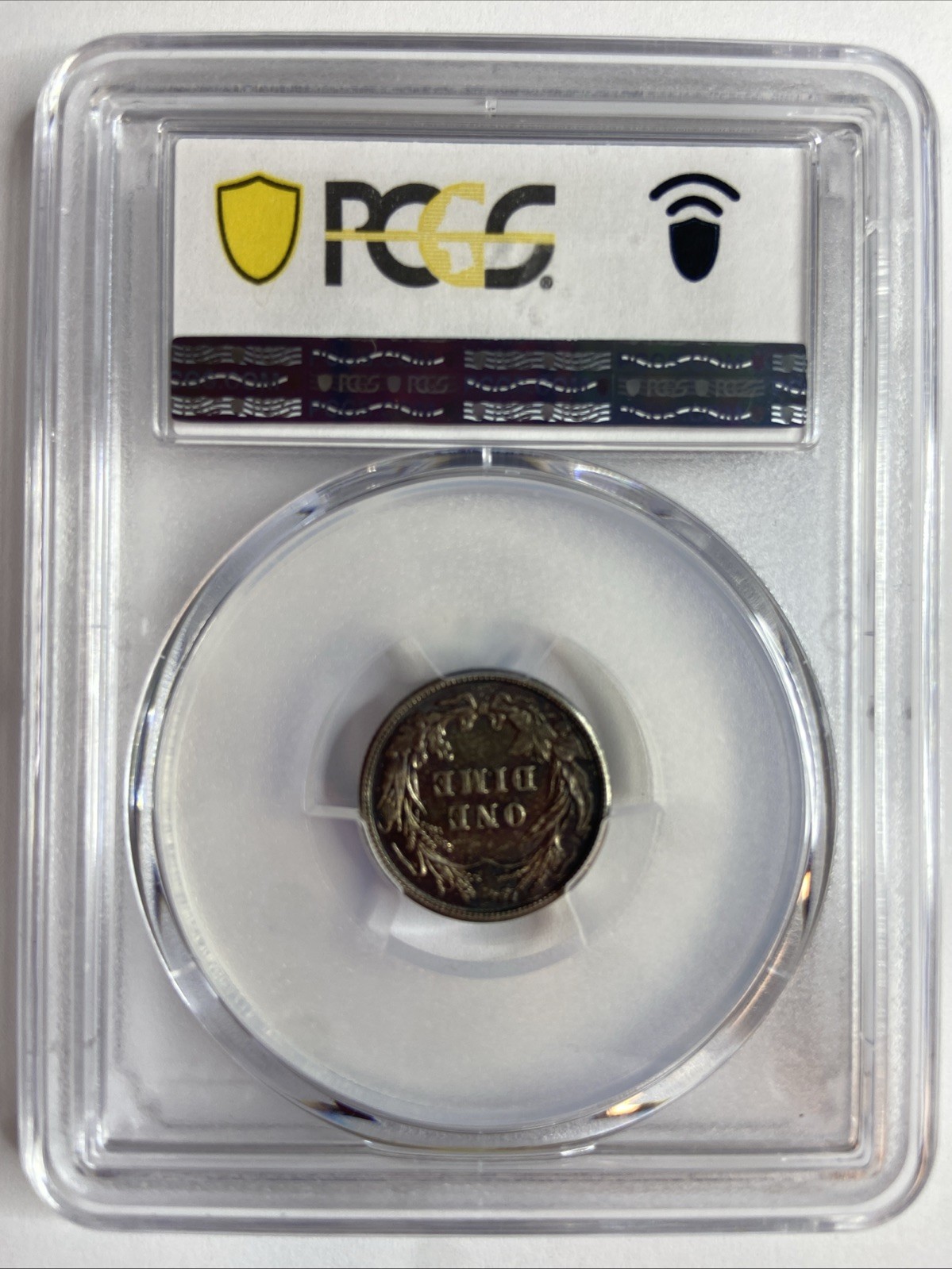 1904 BARBER DIME - PCGS AU-58