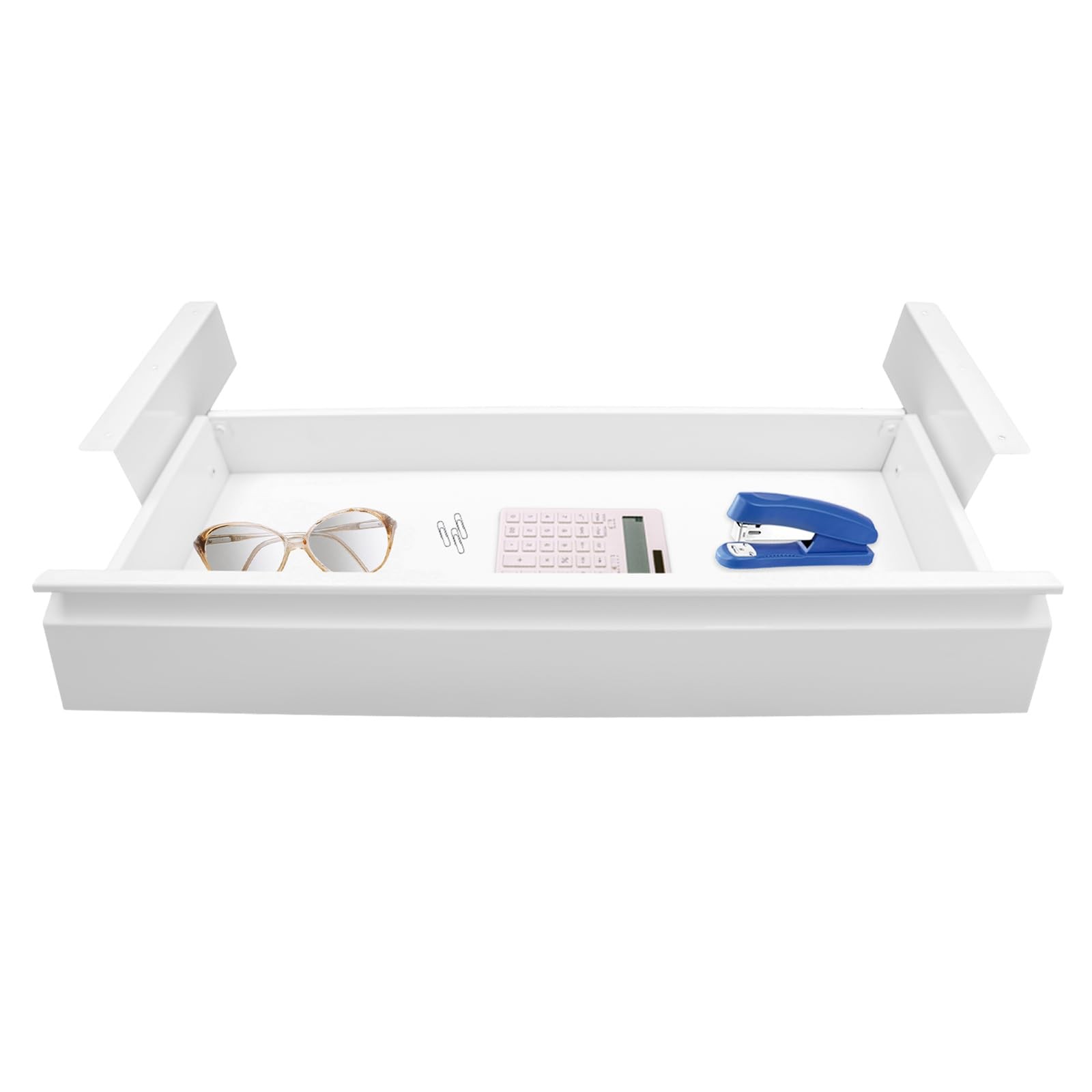 Space Saver Sliding Under Desk Storage Drawer Pull-out Drawer for Sit Stand Work